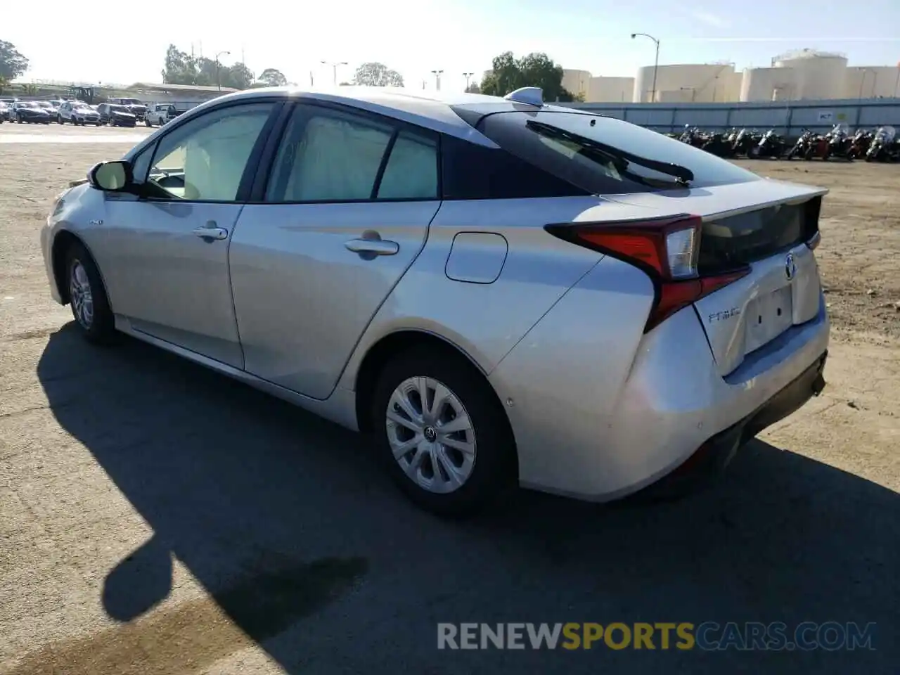 3 Photograph of a damaged car JTDKARFU9L3121861 TOYOTA PRIUS 2020