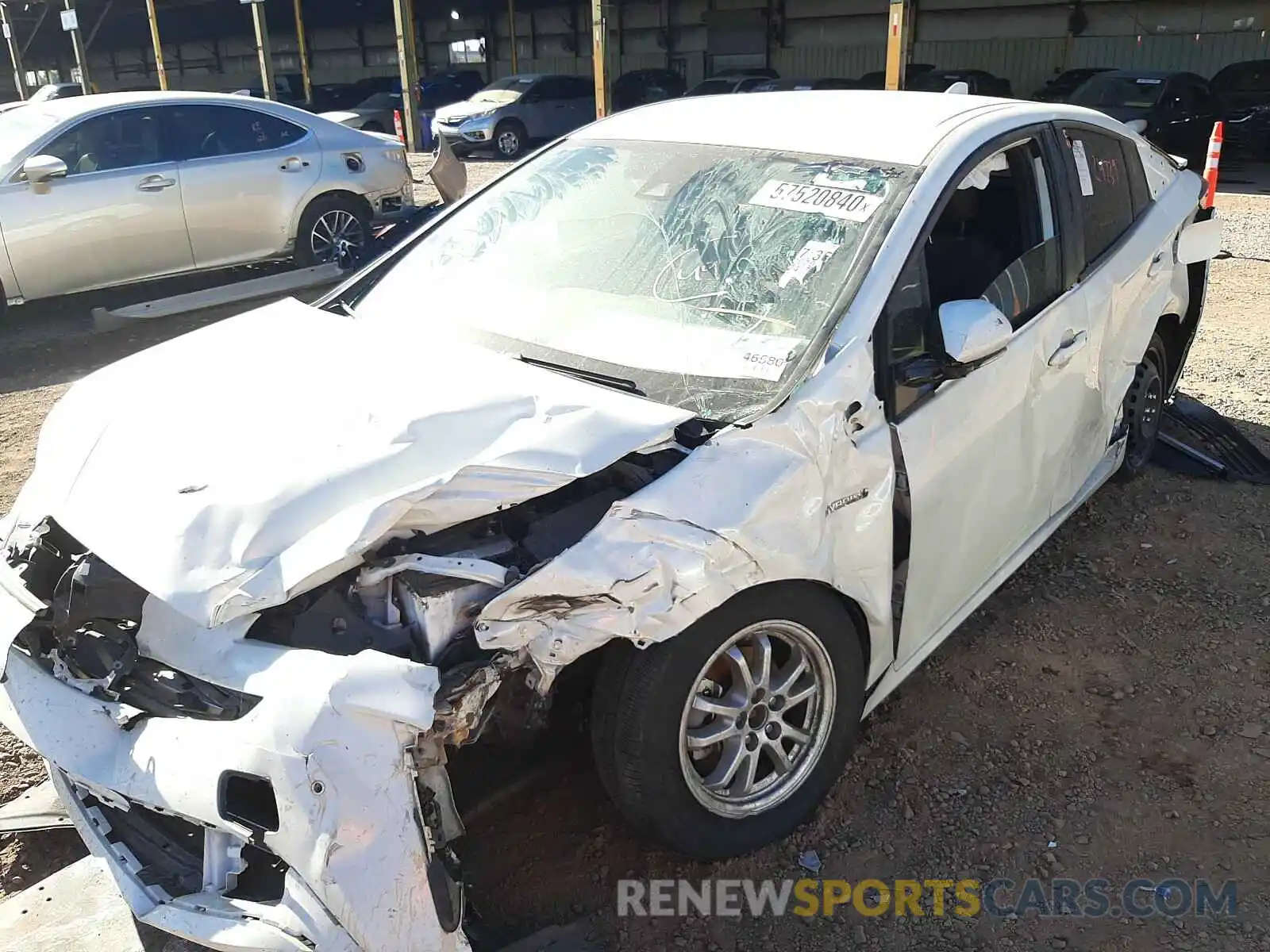 9 Photograph of a damaged car JTDKARFUXL3105877 TOYOTA PRIUS 2020