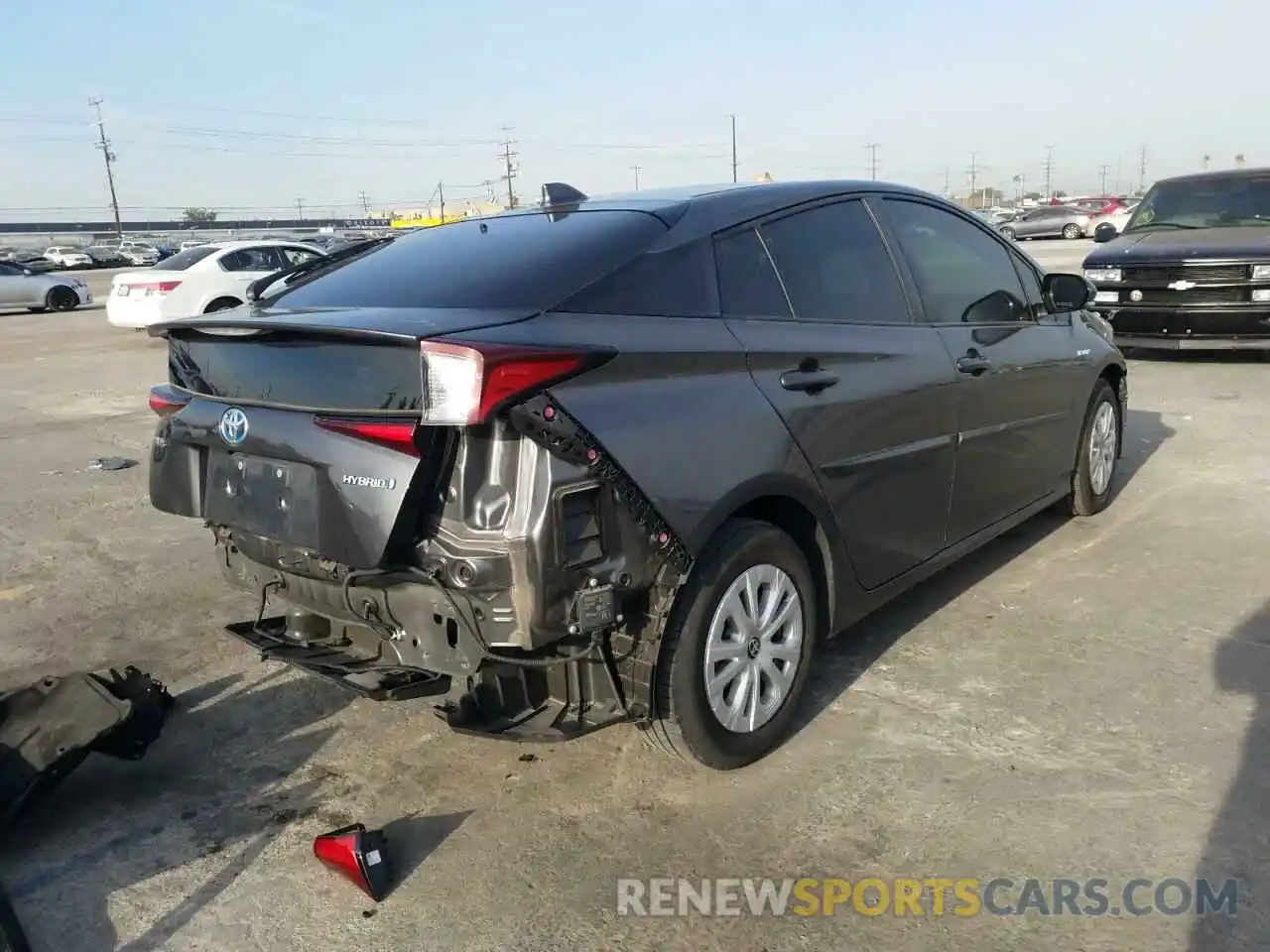 4 Photograph of a damaged car JTDKARFUXL3107662 TOYOTA PRIUS 2020