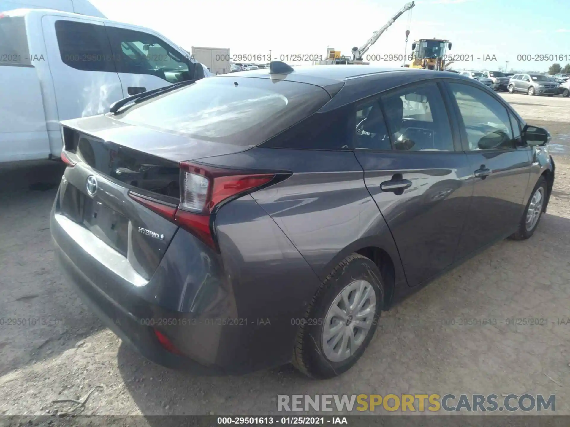 4 Photograph of a damaged car JTDKARFUXL3108777 TOYOTA PRIUS 2020