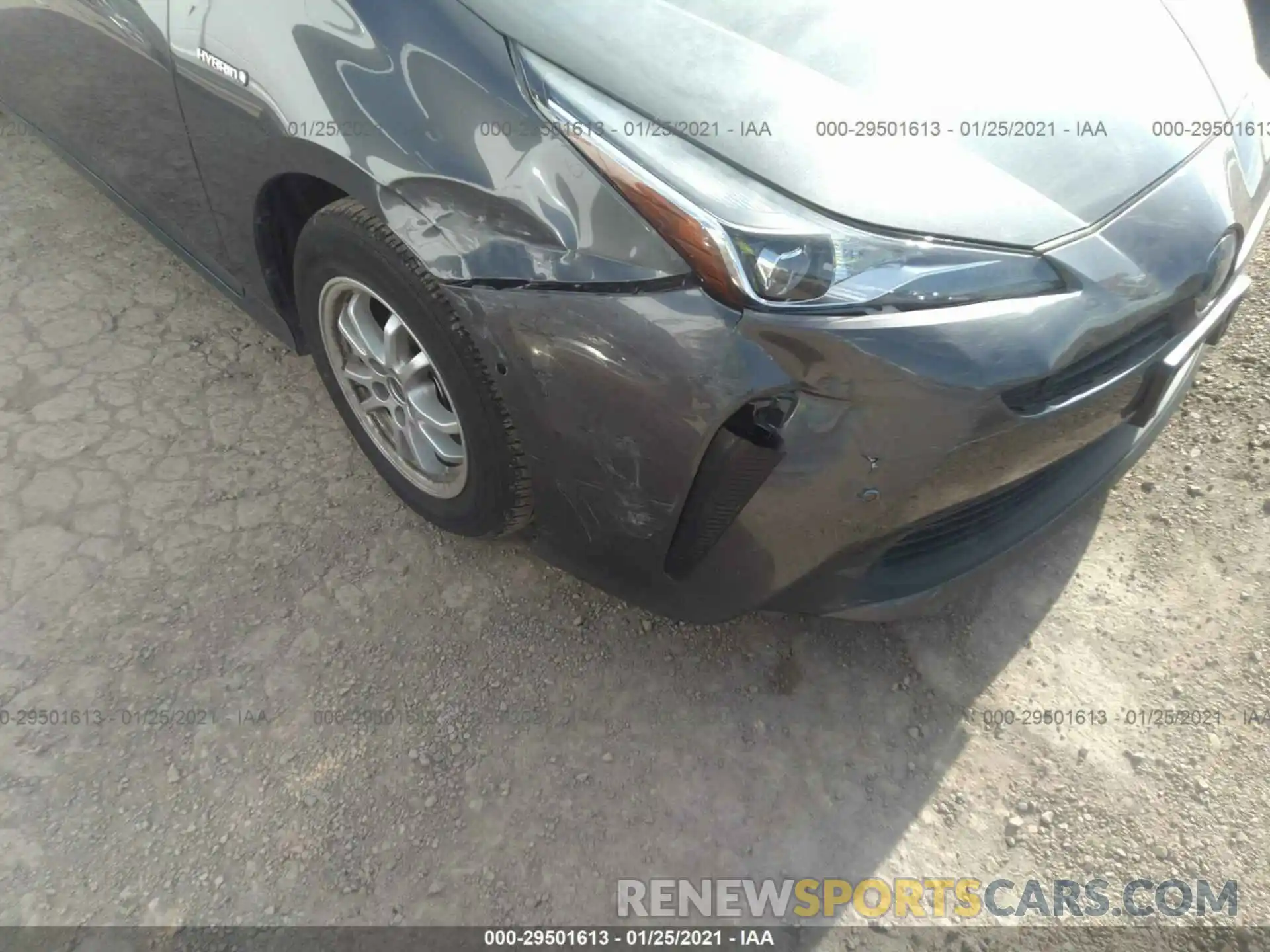 6 Photograph of a damaged car JTDKARFUXL3108777 TOYOTA PRIUS 2020