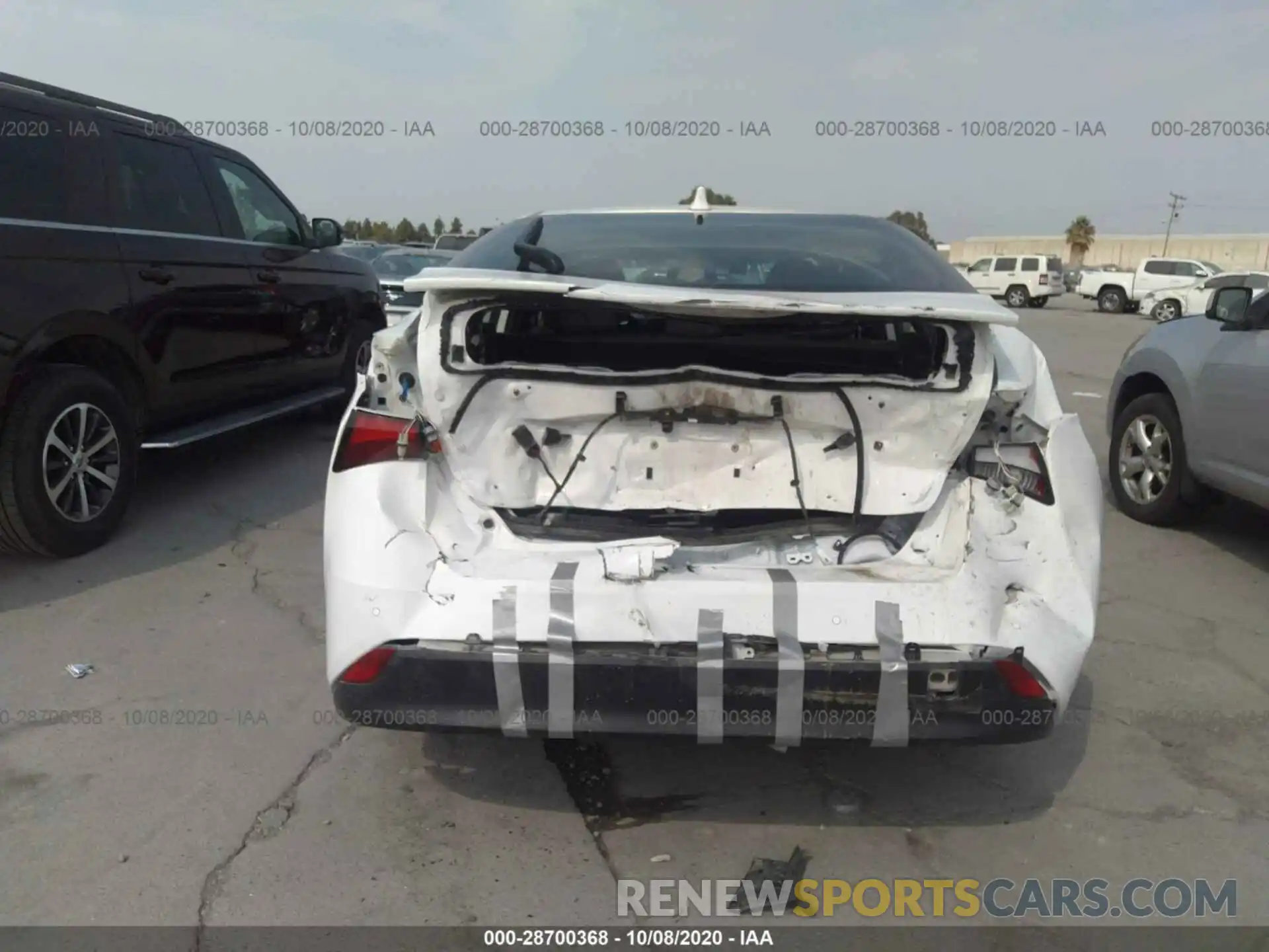 6 Photograph of a damaged car JTDKARFUXL3109699 TOYOTA PRIUS 2020