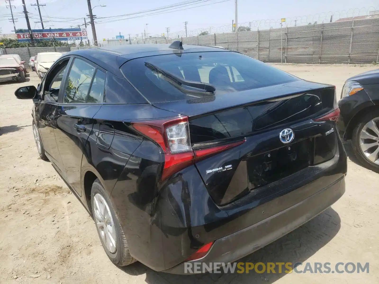 3 Photograph of a damaged car JTDKARFUXL3110898 TOYOTA PRIUS 2020