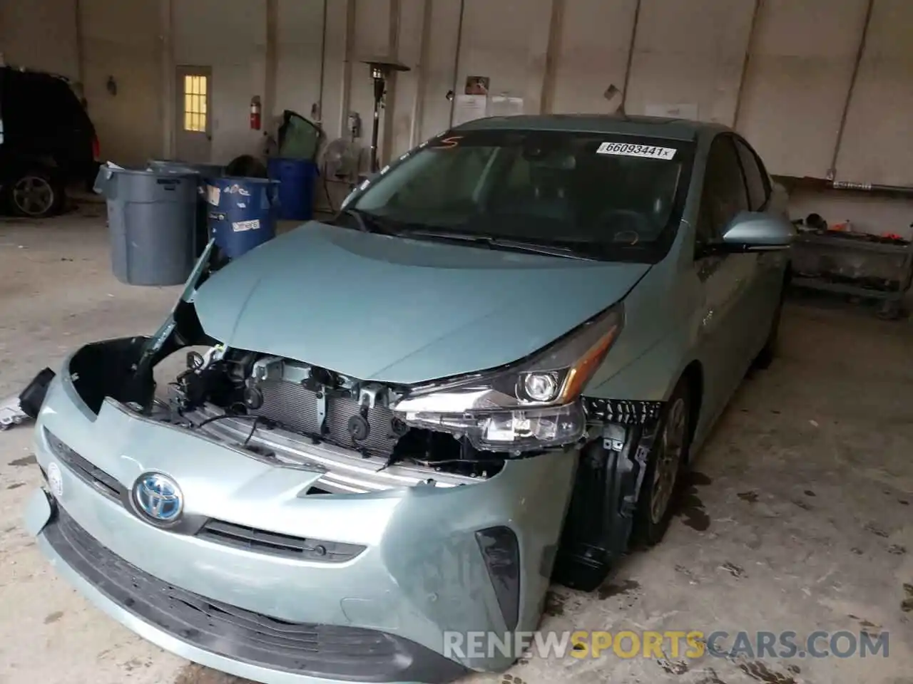 2 Photograph of a damaged car JTDKARFUXL3111369 TOYOTA PRIUS 2020