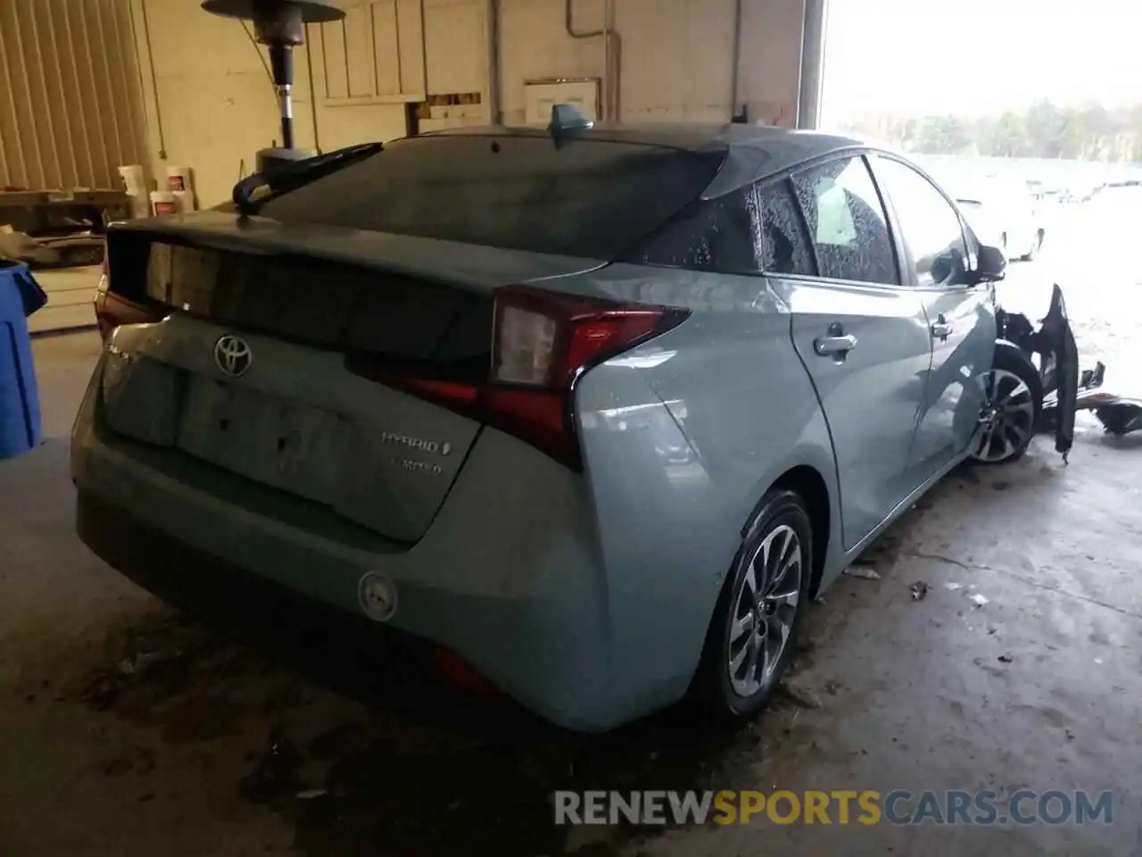 4 Photograph of a damaged car JTDKARFUXL3111369 TOYOTA PRIUS 2020