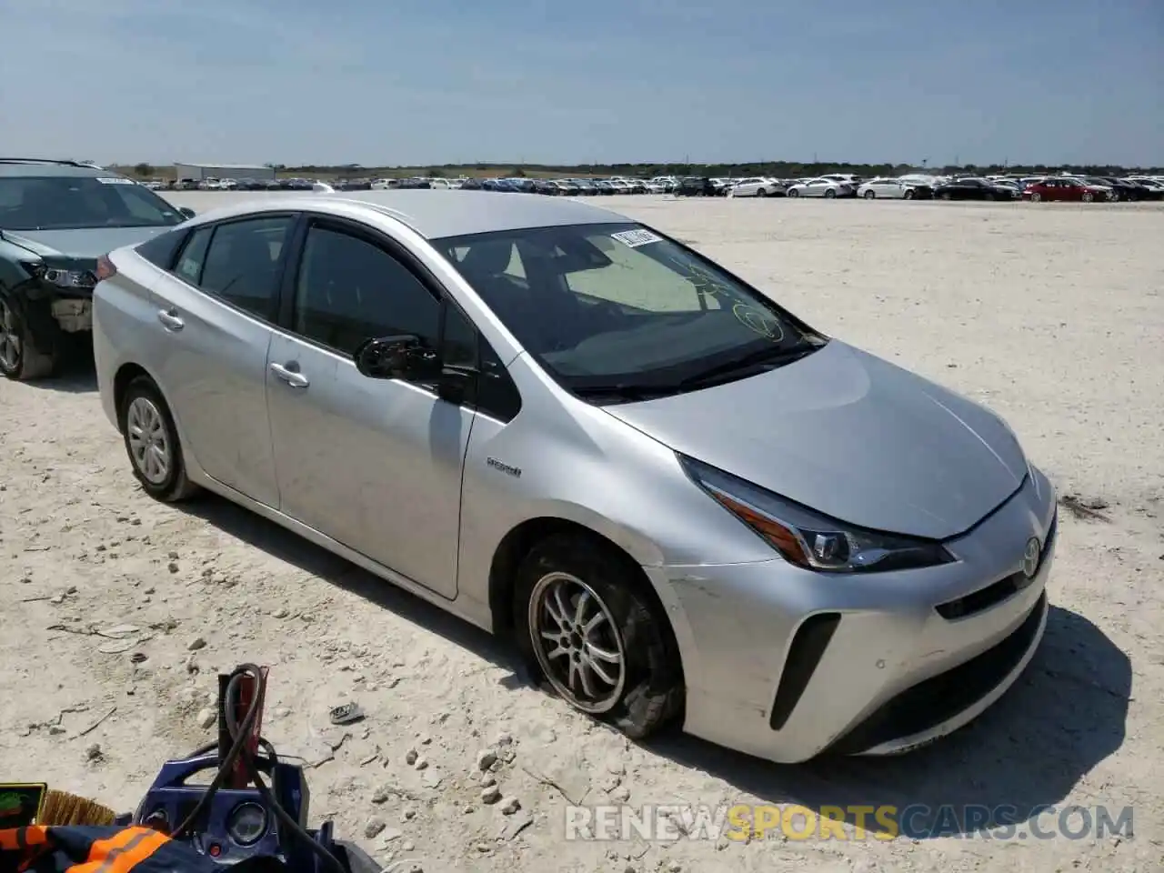 1 Photograph of a damaged car JTDKARFUXL3111775 TOYOTA PRIUS 2020