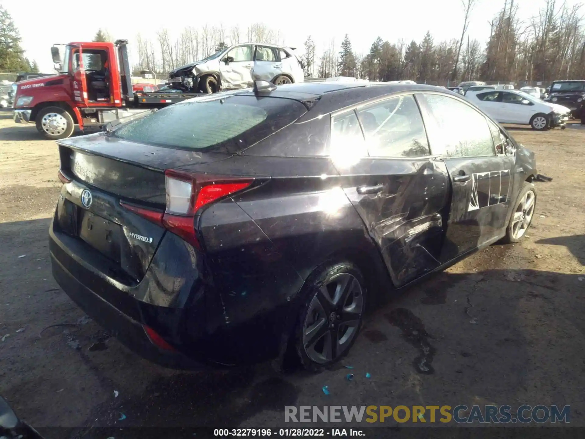 4 Photograph of a damaged car JTDKARFUXL3115826 TOYOTA PRIUS 2020