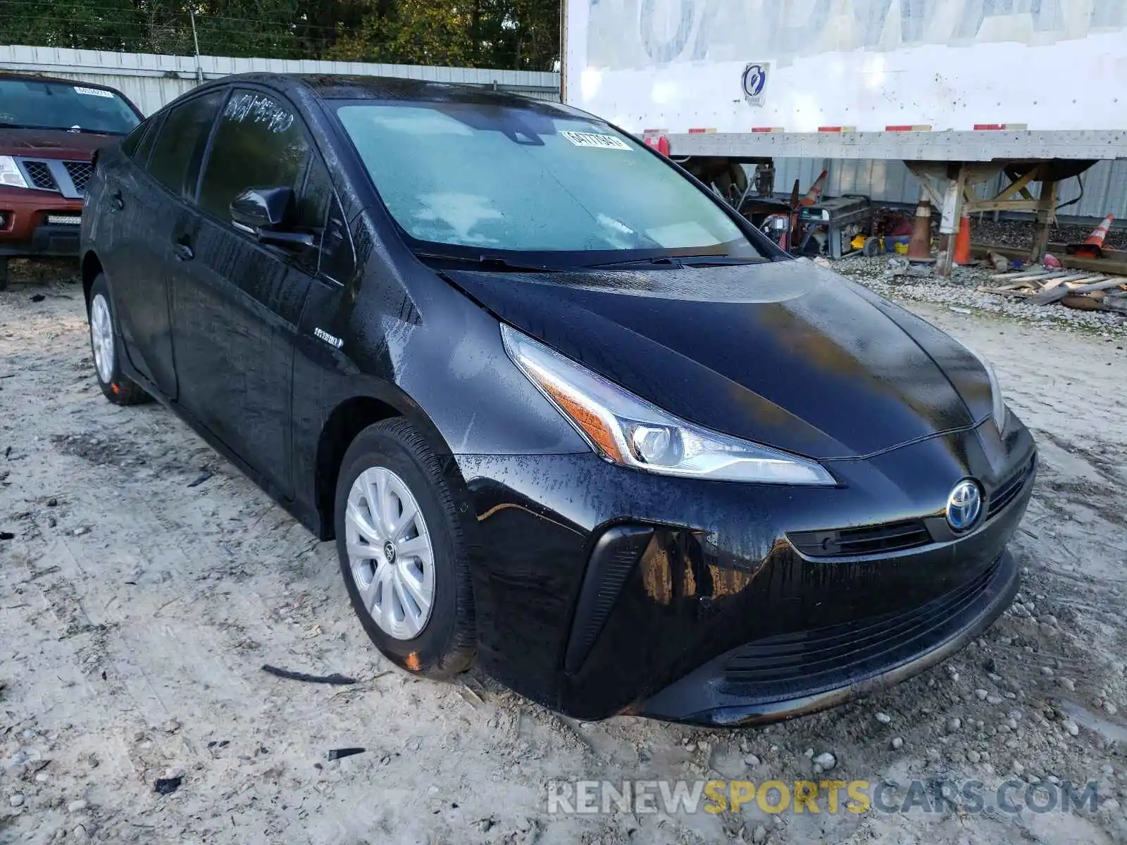 1 Photograph of a damaged car JTDKARFUXL3119469 TOYOTA PRIUS 2020