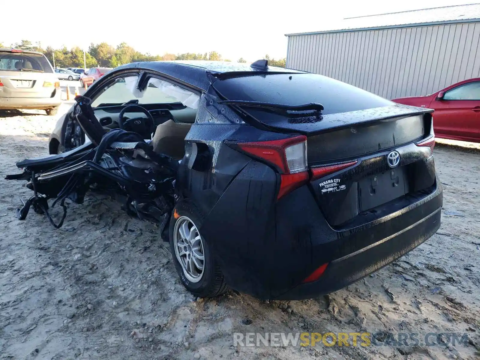 3 Photograph of a damaged car JTDKARFUXL3119469 TOYOTA PRIUS 2020