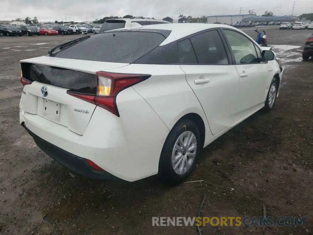 4 Photograph of a damaged car JTDKARFUXL3120220 TOYOTA PRIUS 2020