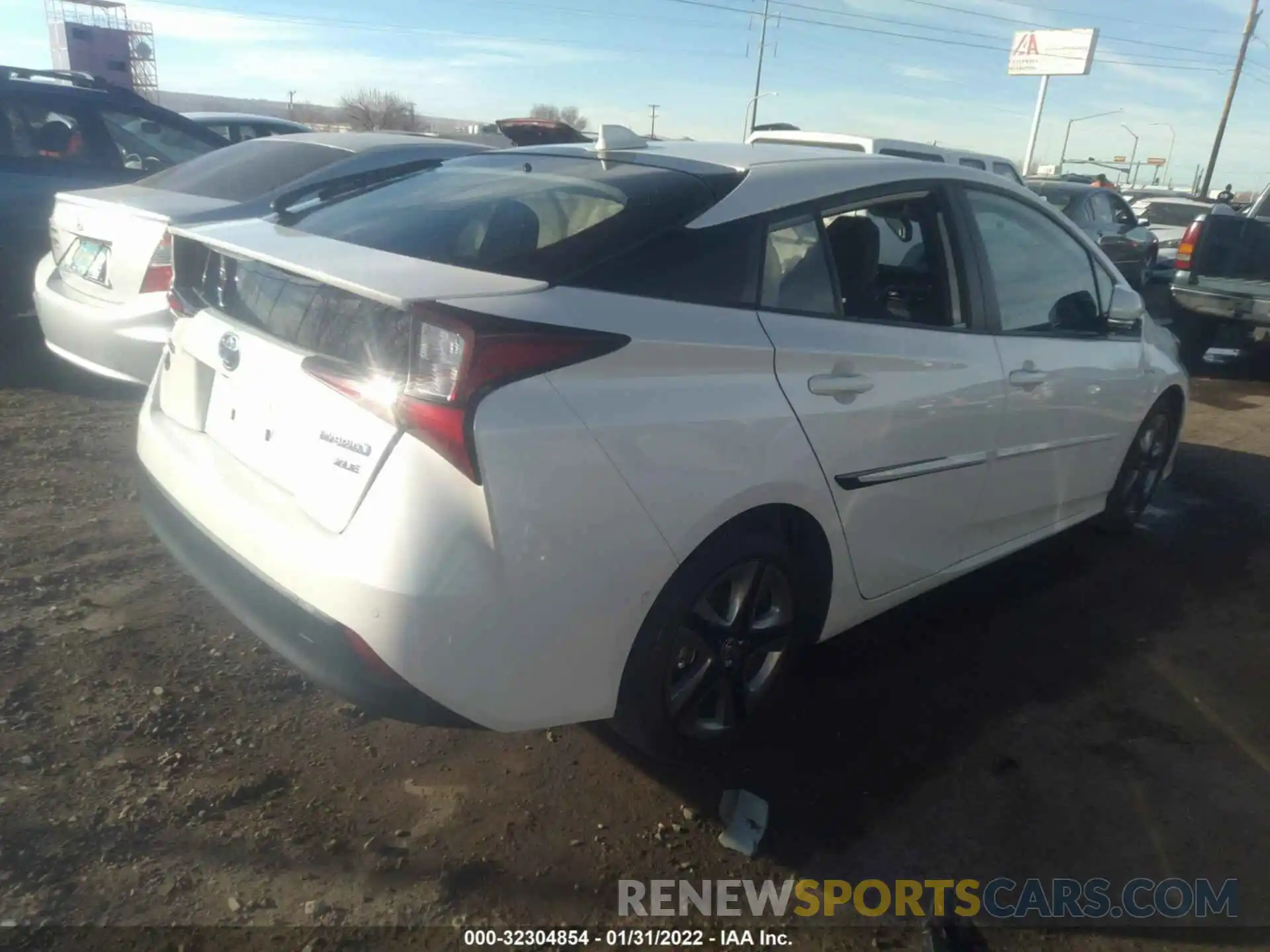 4 Photograph of a damaged car JTDKARFUXL3126454 TOYOTA PRIUS 2020