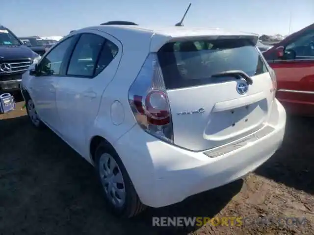 3 Photograph of a damaged car JTDKDTB37C1526808 TOYOTA PRIUS 2020