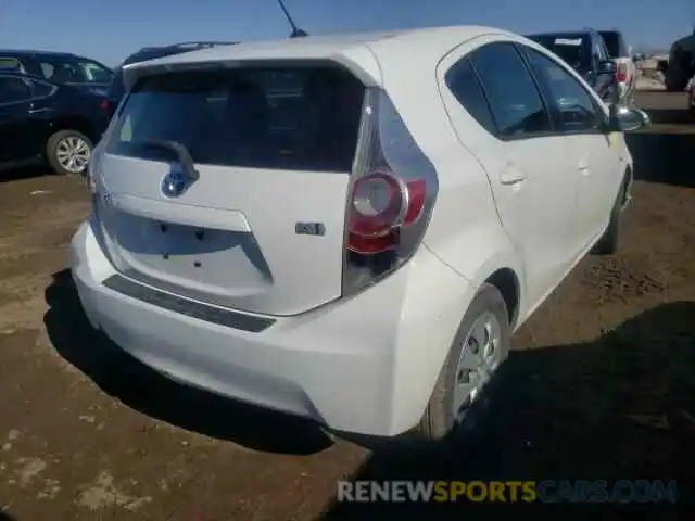 4 Photograph of a damaged car JTDKDTB37C1526808 TOYOTA PRIUS 2020