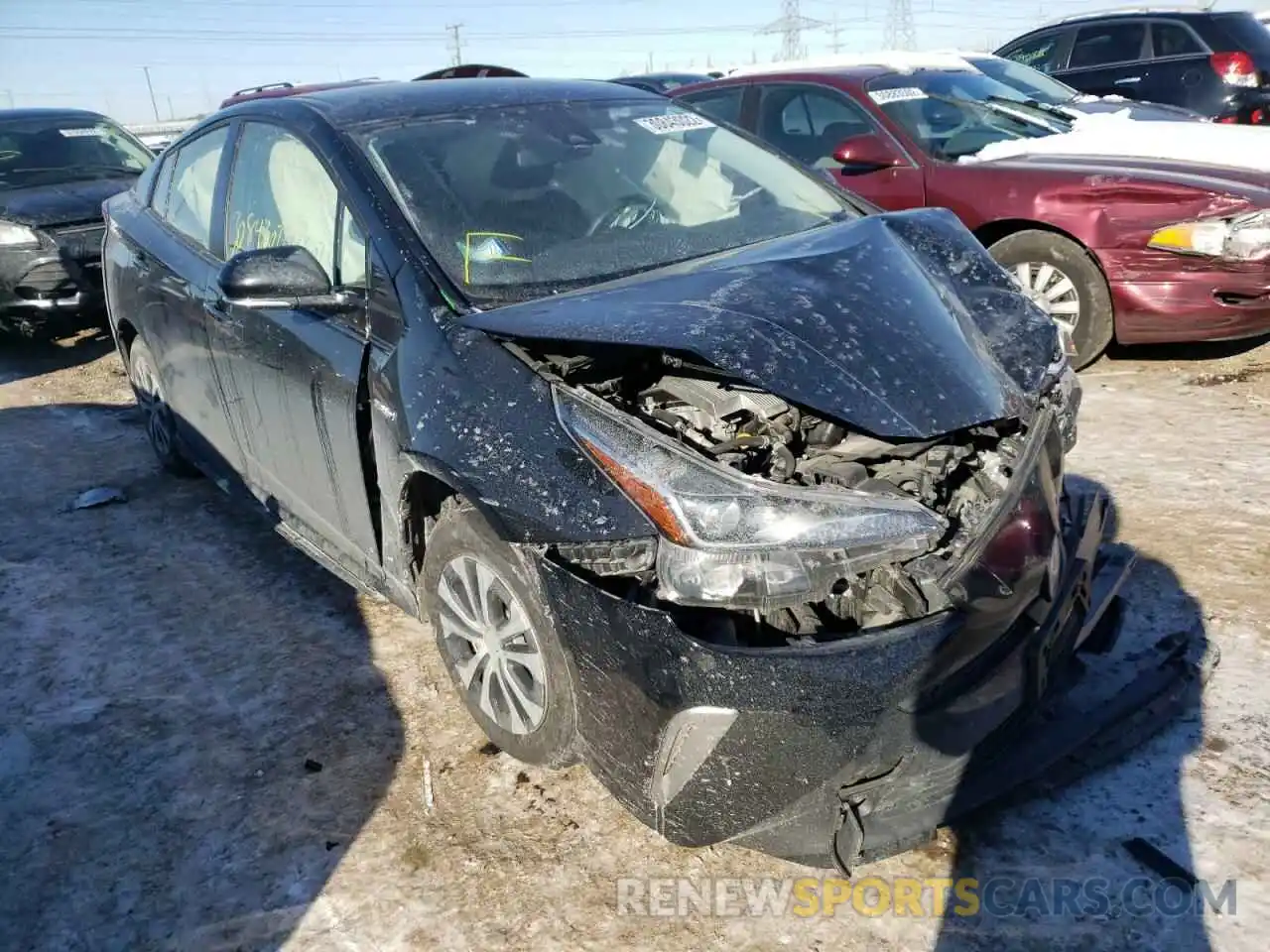 1 Photograph of a damaged car JTDL9RFU0L3014517 TOYOTA PRIUS 2020