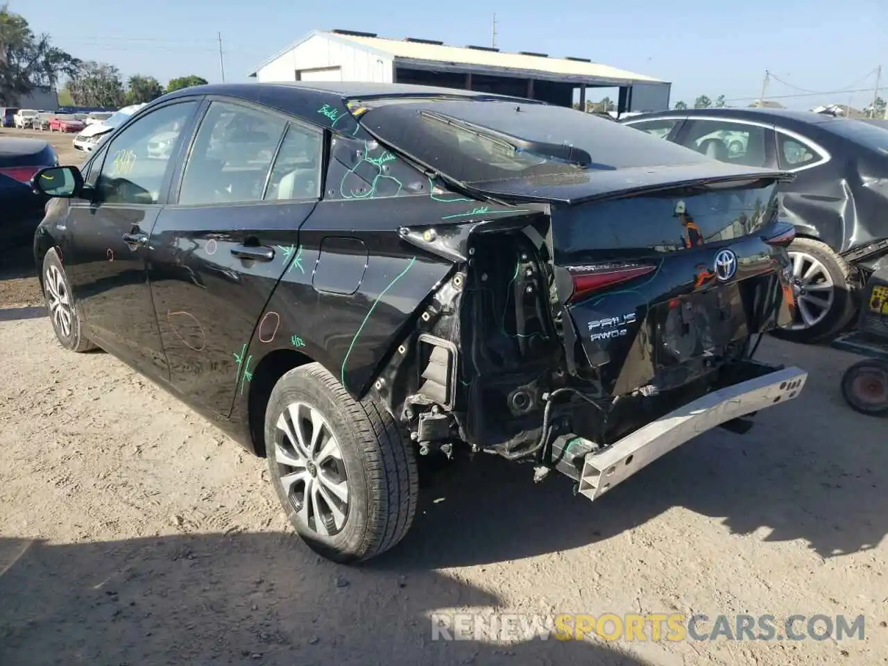 3 Photograph of a damaged car JTDL9RFU0L3015229 TOYOTA PRIUS 2020