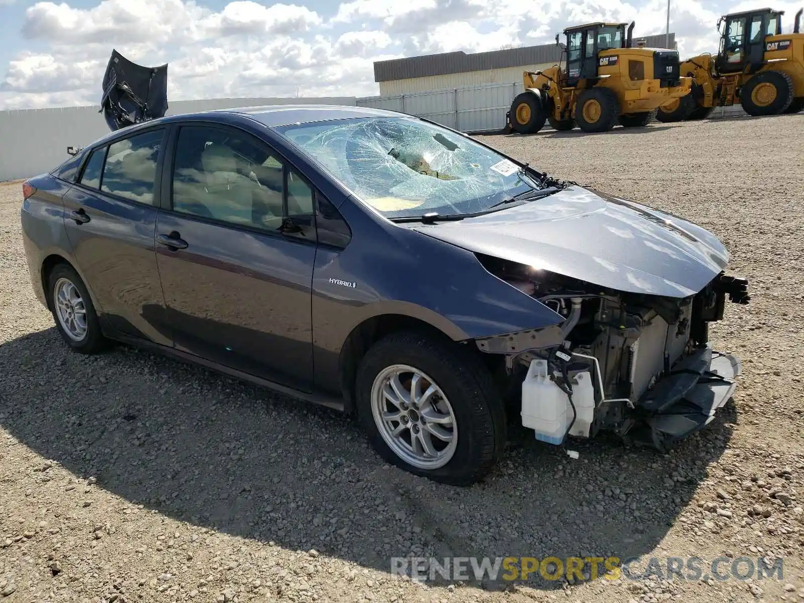 1 Photograph of a damaged car JTDL9RFU0L3016672 TOYOTA PRIUS 2020