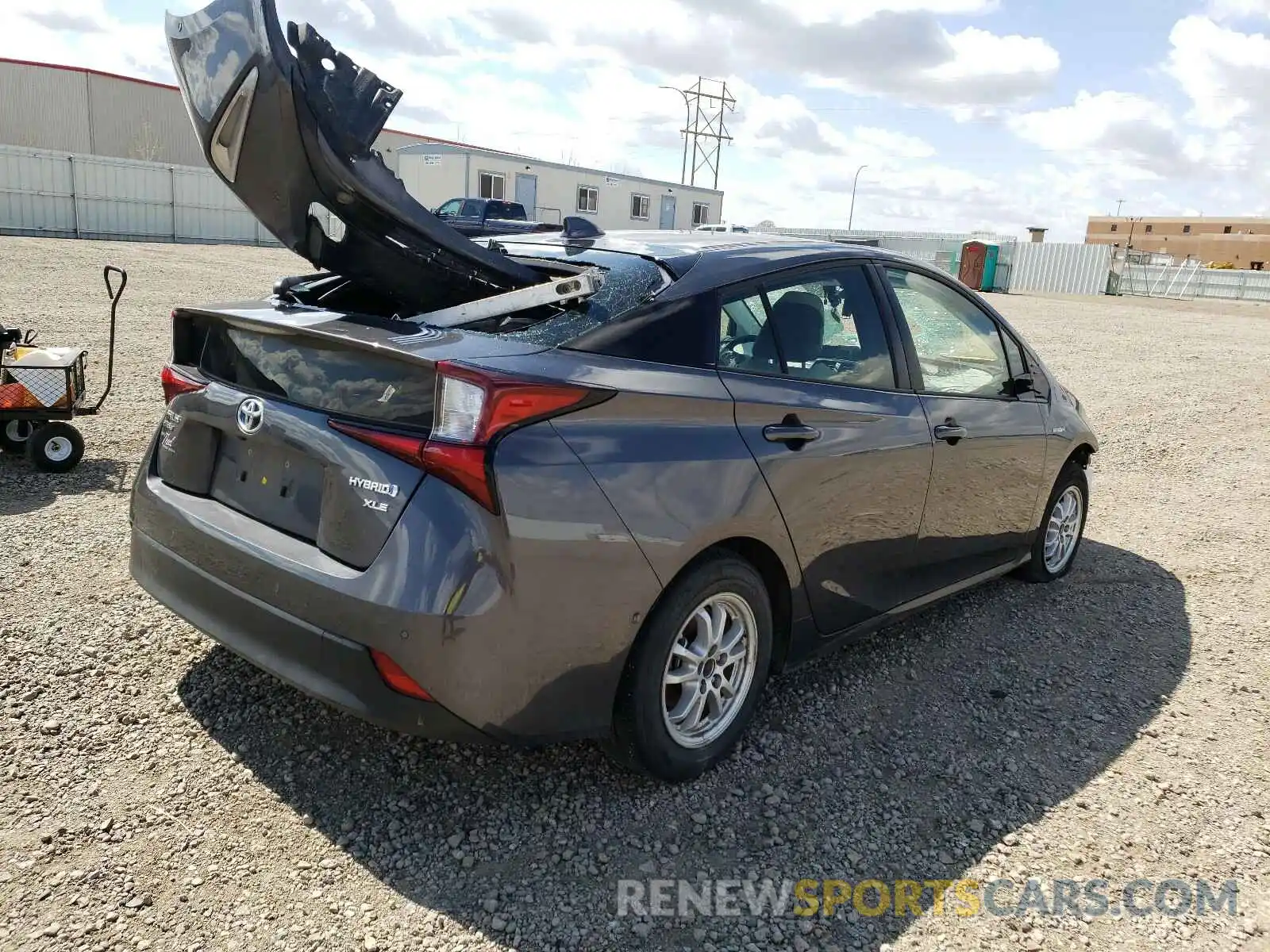 4 Photograph of a damaged car JTDL9RFU0L3016672 TOYOTA PRIUS 2020