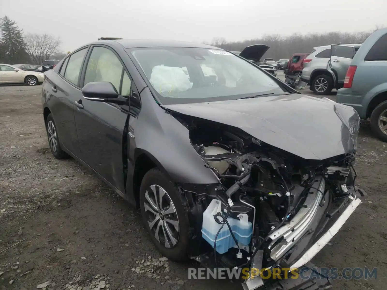 1 Photograph of a damaged car JTDL9RFU0L3016770 TOYOTA PRIUS 2020