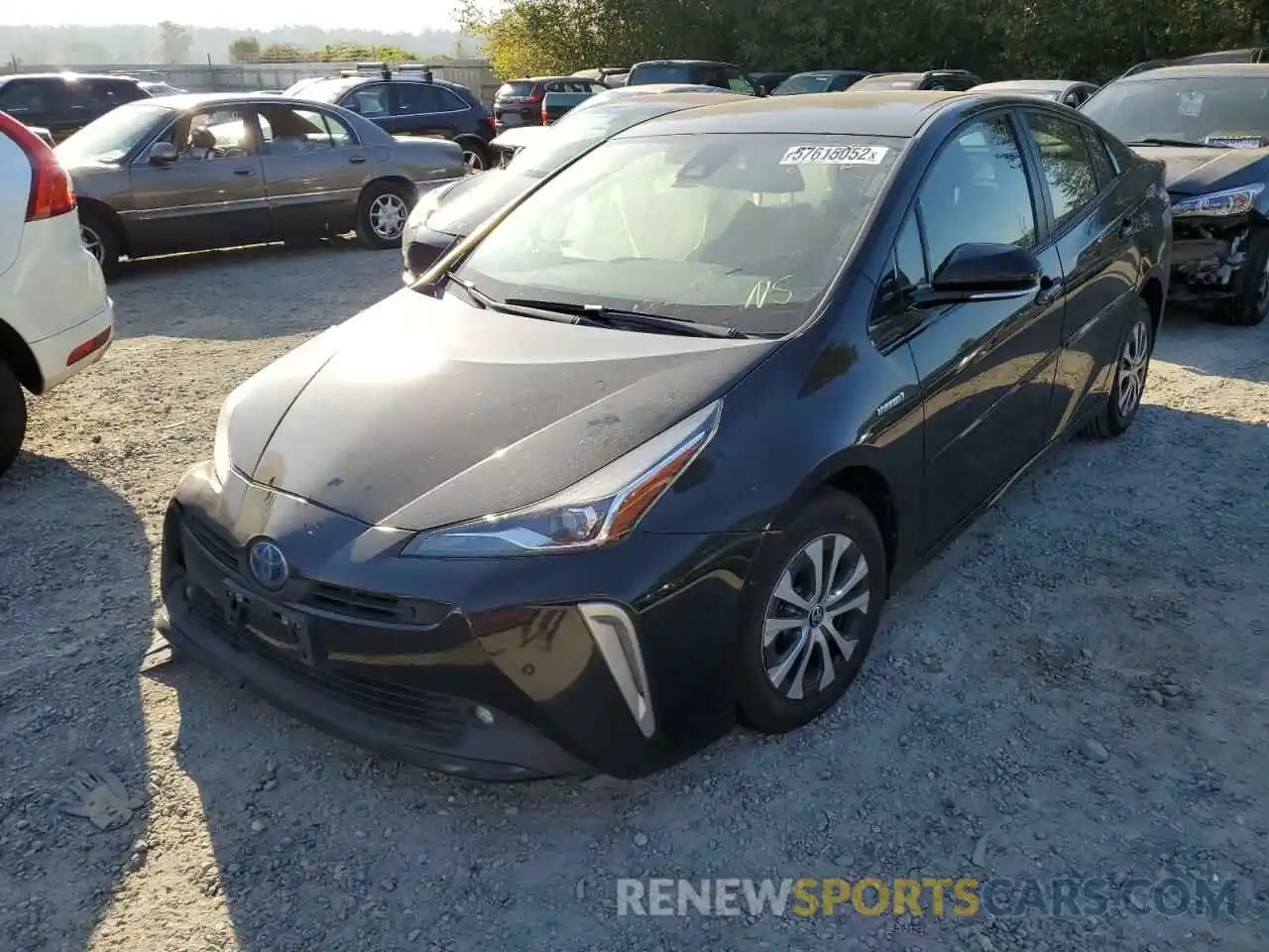 2 Photograph of a damaged car JTDL9RFU0L3018440 TOYOTA PRIUS 2020