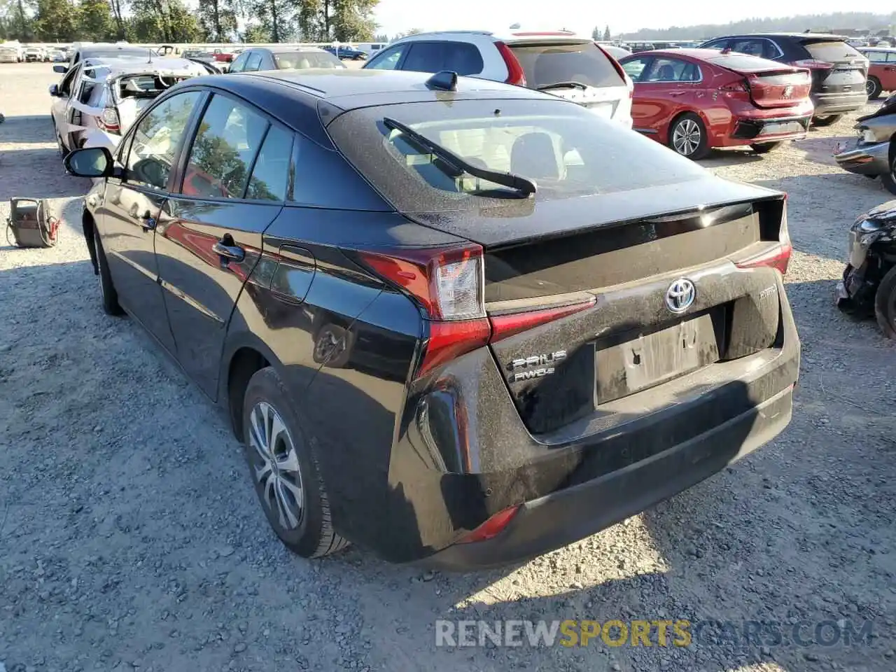 3 Photograph of a damaged car JTDL9RFU0L3018440 TOYOTA PRIUS 2020