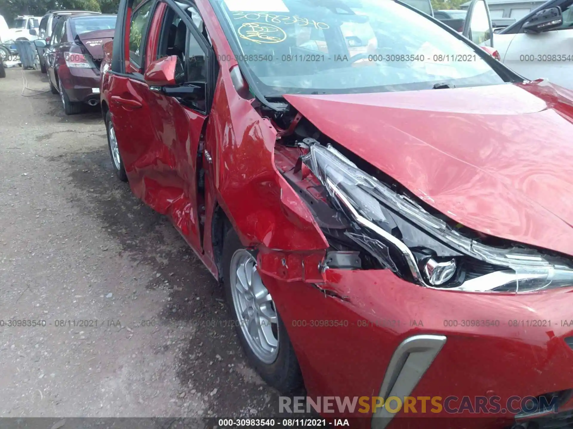 6 Photograph of a damaged car JTDL9RFU0L3019183 TOYOTA PRIUS 2020