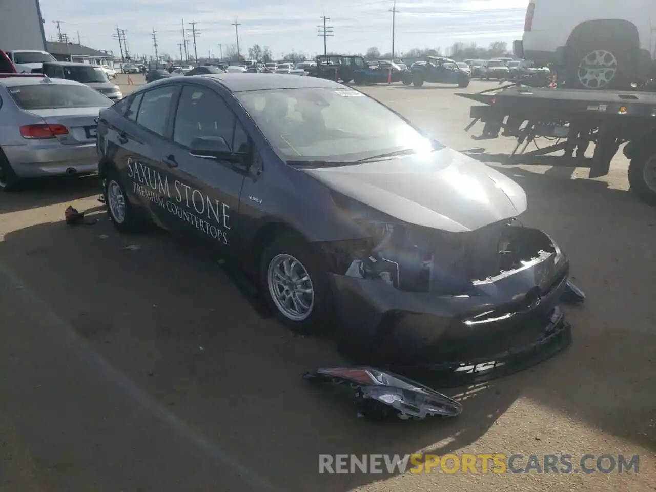 1 Photograph of a damaged car JTDL9RFU0L3020110 TOYOTA PRIUS 2020