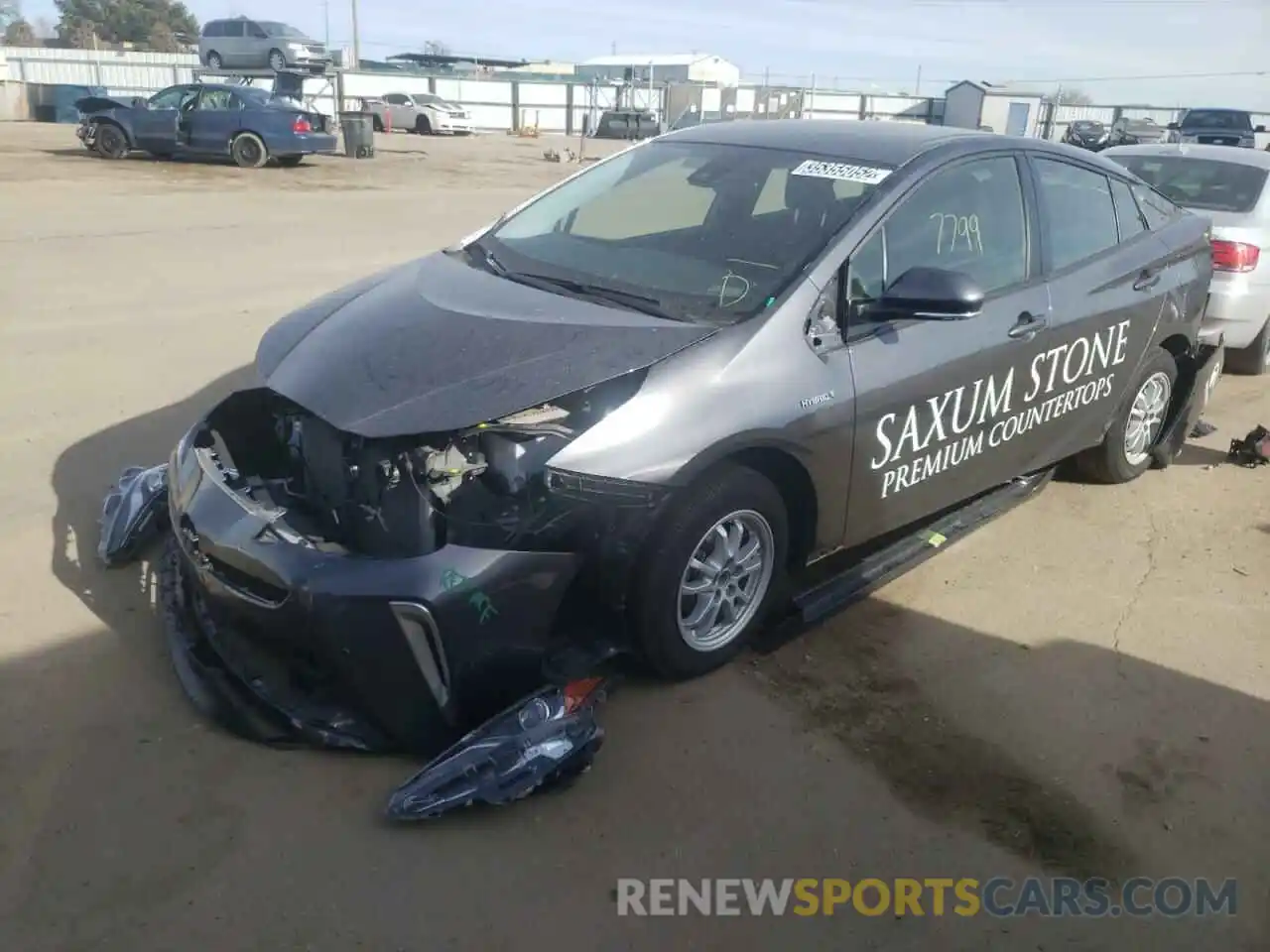 2 Photograph of a damaged car JTDL9RFU0L3020110 TOYOTA PRIUS 2020