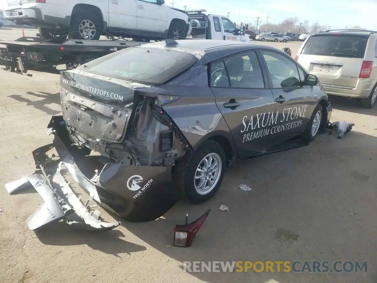 4 Photograph of a damaged car JTDL9RFU0L3020110 TOYOTA PRIUS 2020