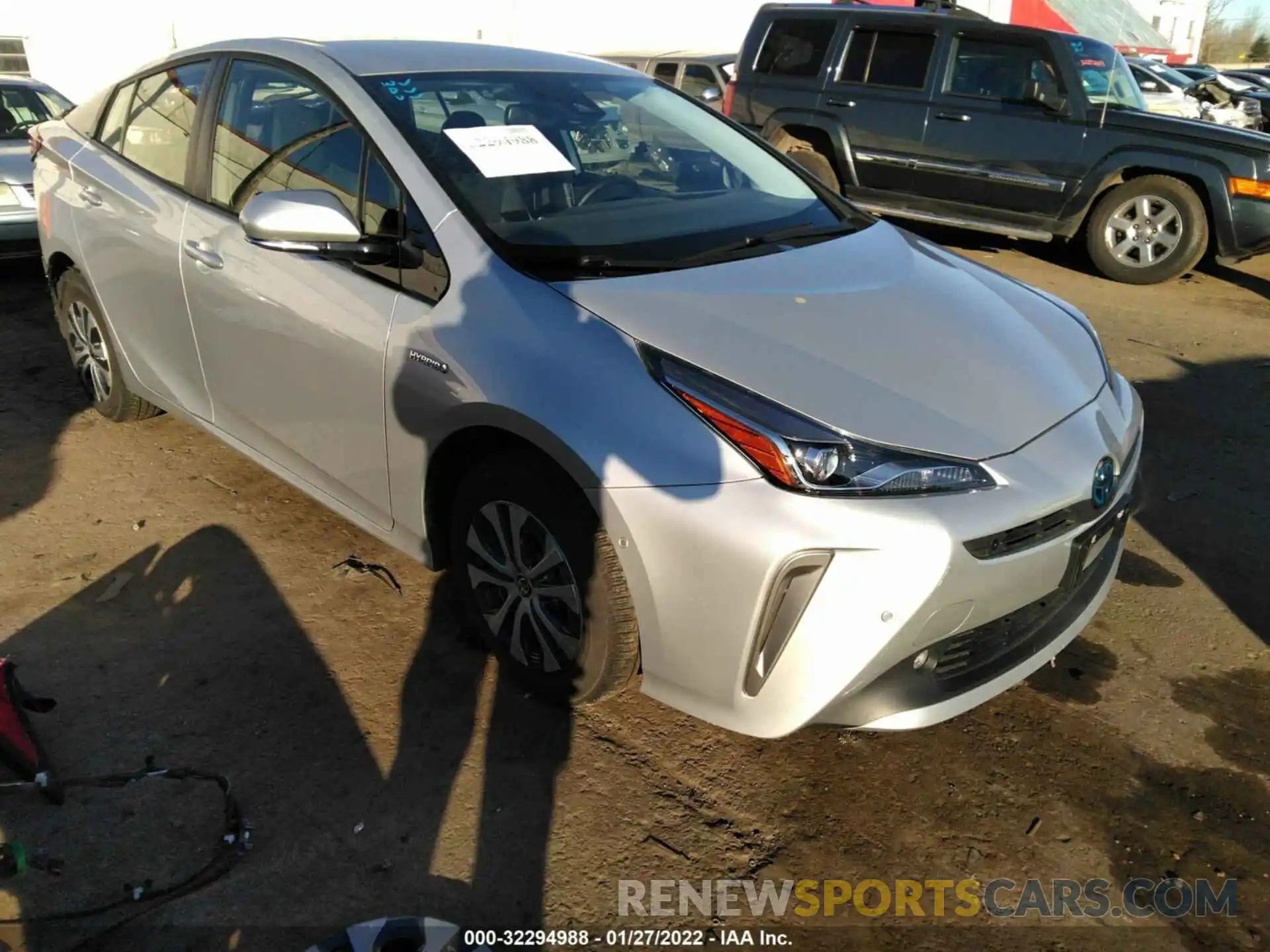 1 Photograph of a damaged car JTDL9RFU0L3021614 TOYOTA PRIUS 2020