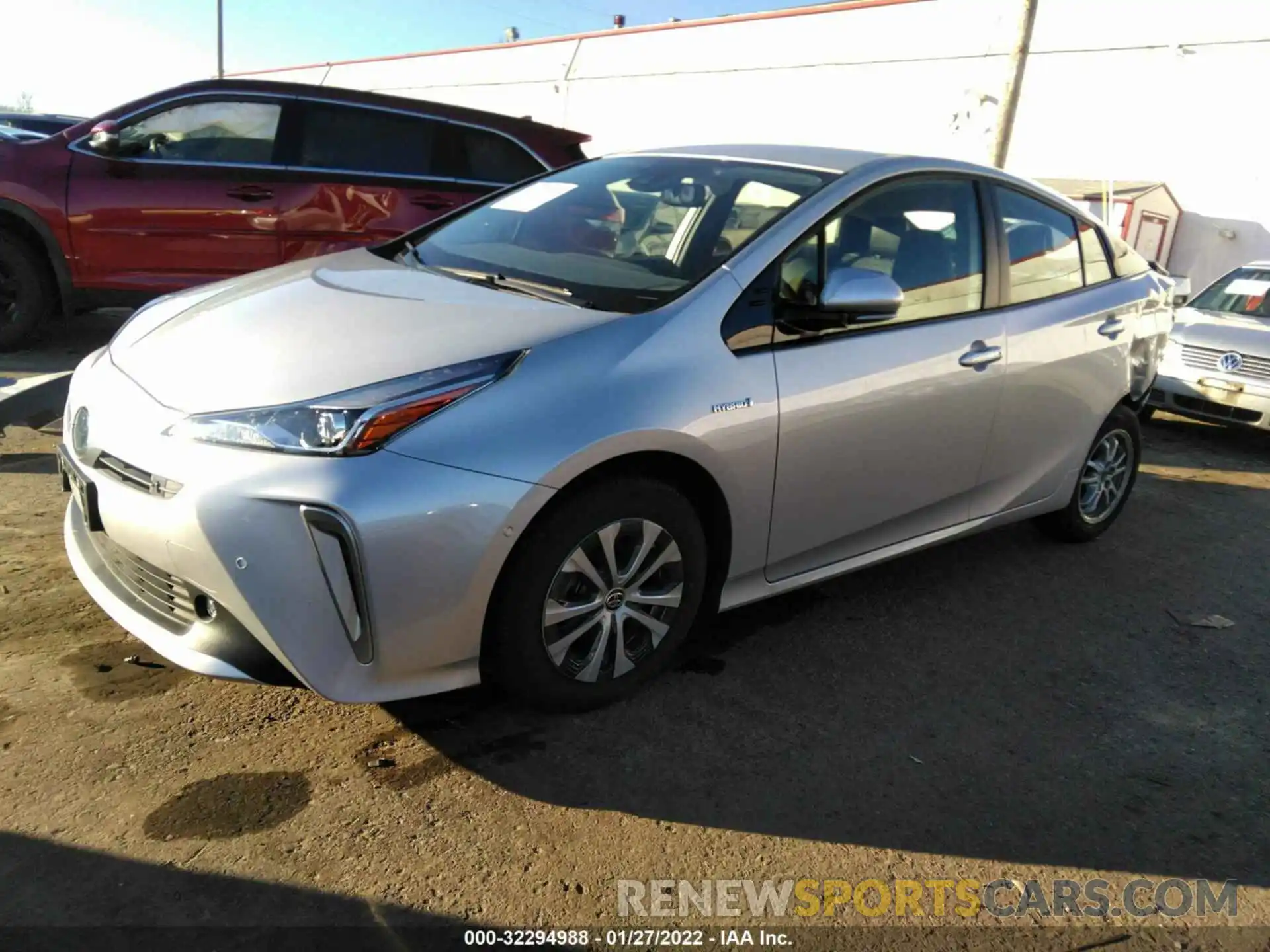 2 Photograph of a damaged car JTDL9RFU0L3021614 TOYOTA PRIUS 2020