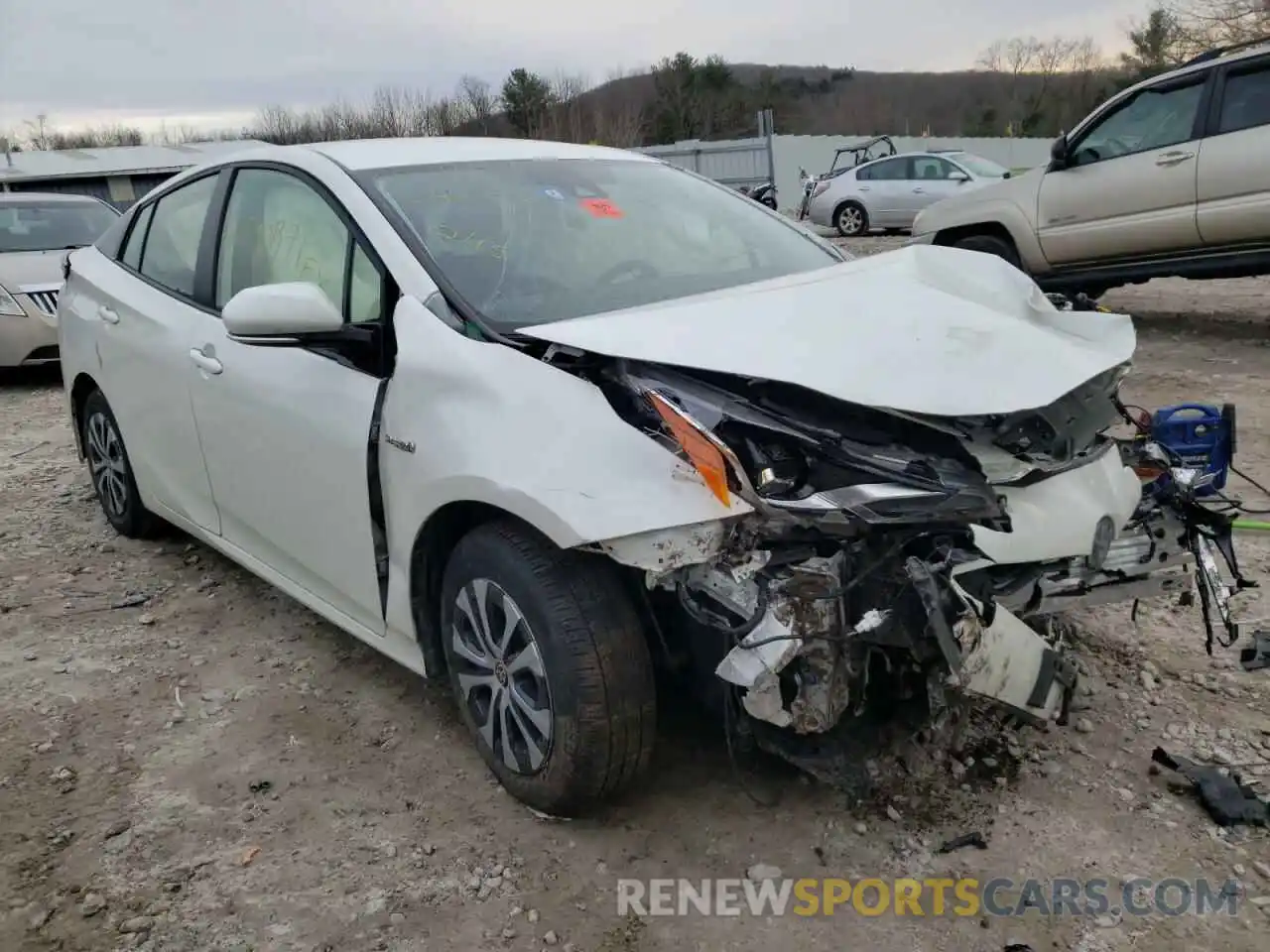 1 Photograph of a damaged car JTDL9RFU1L3013103 TOYOTA PRIUS 2020