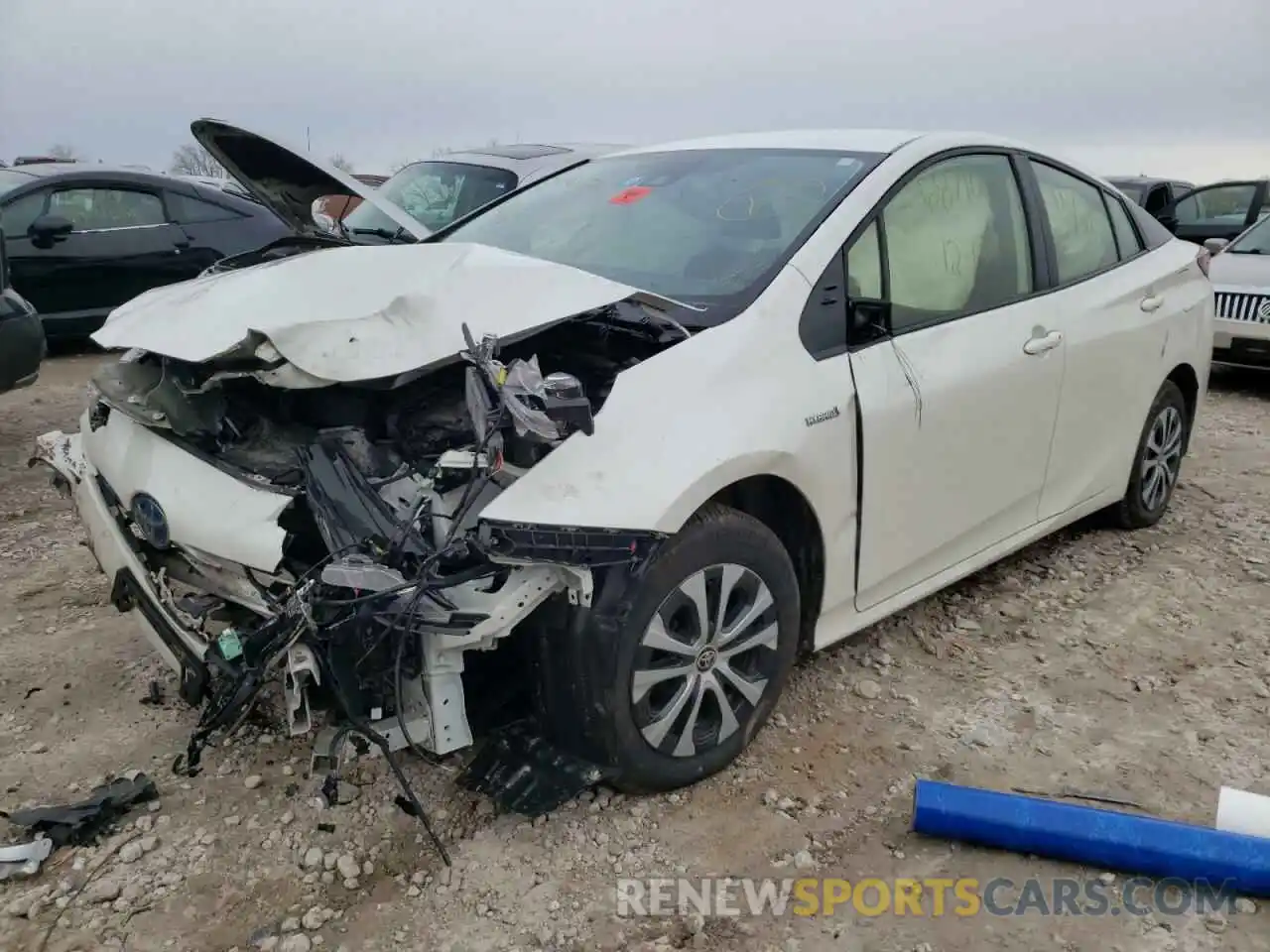 2 Photograph of a damaged car JTDL9RFU1L3013103 TOYOTA PRIUS 2020