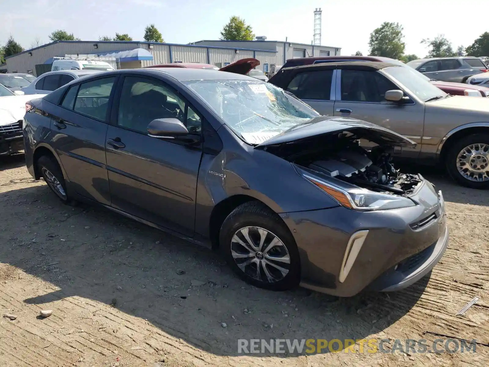 1 Photograph of a damaged car JTDL9RFU1L3013473 TOYOTA PRIUS 2020