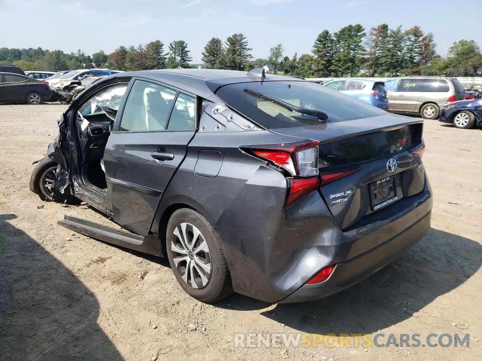 3 Photograph of a damaged car JTDL9RFU1L3013473 TOYOTA PRIUS 2020