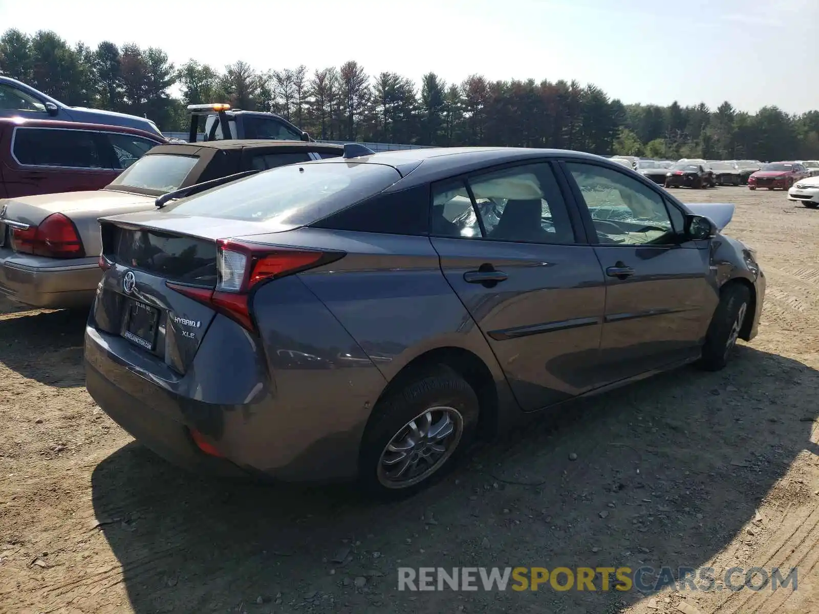 4 Photograph of a damaged car JTDL9RFU1L3013473 TOYOTA PRIUS 2020