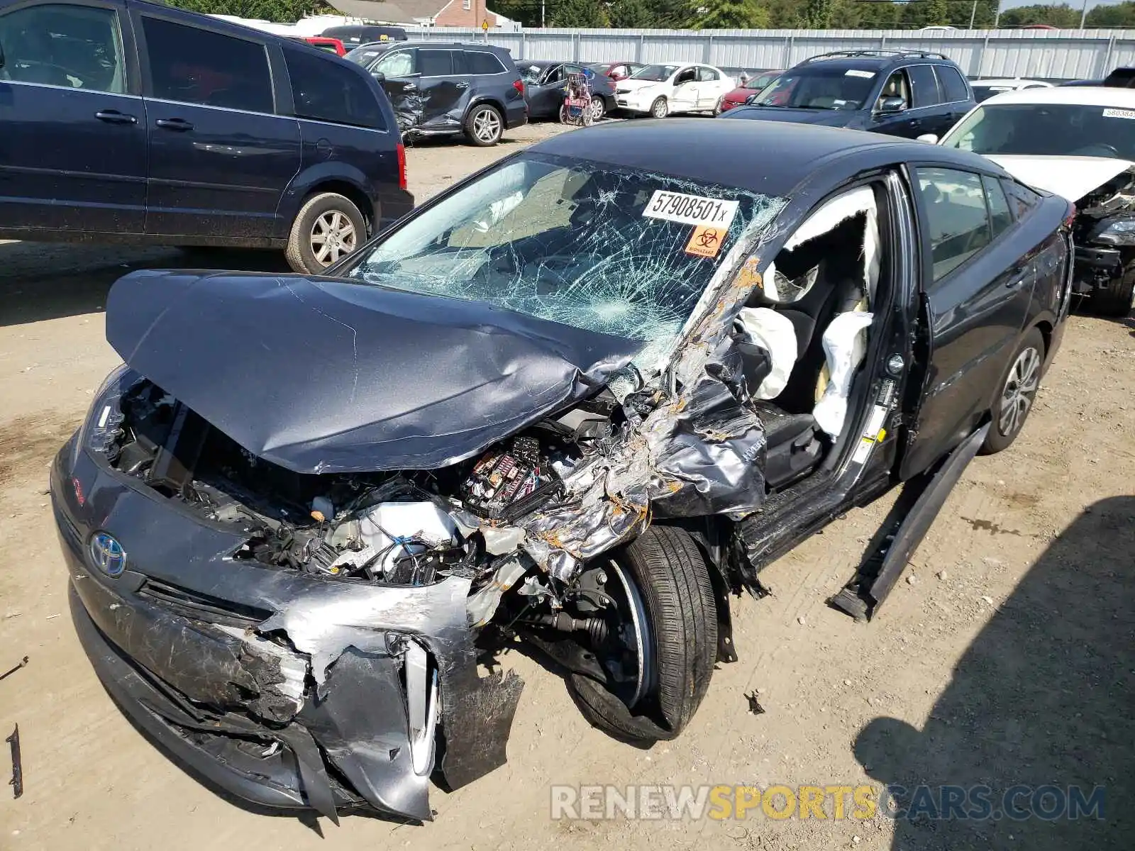 9 Photograph of a damaged car JTDL9RFU1L3013473 TOYOTA PRIUS 2020