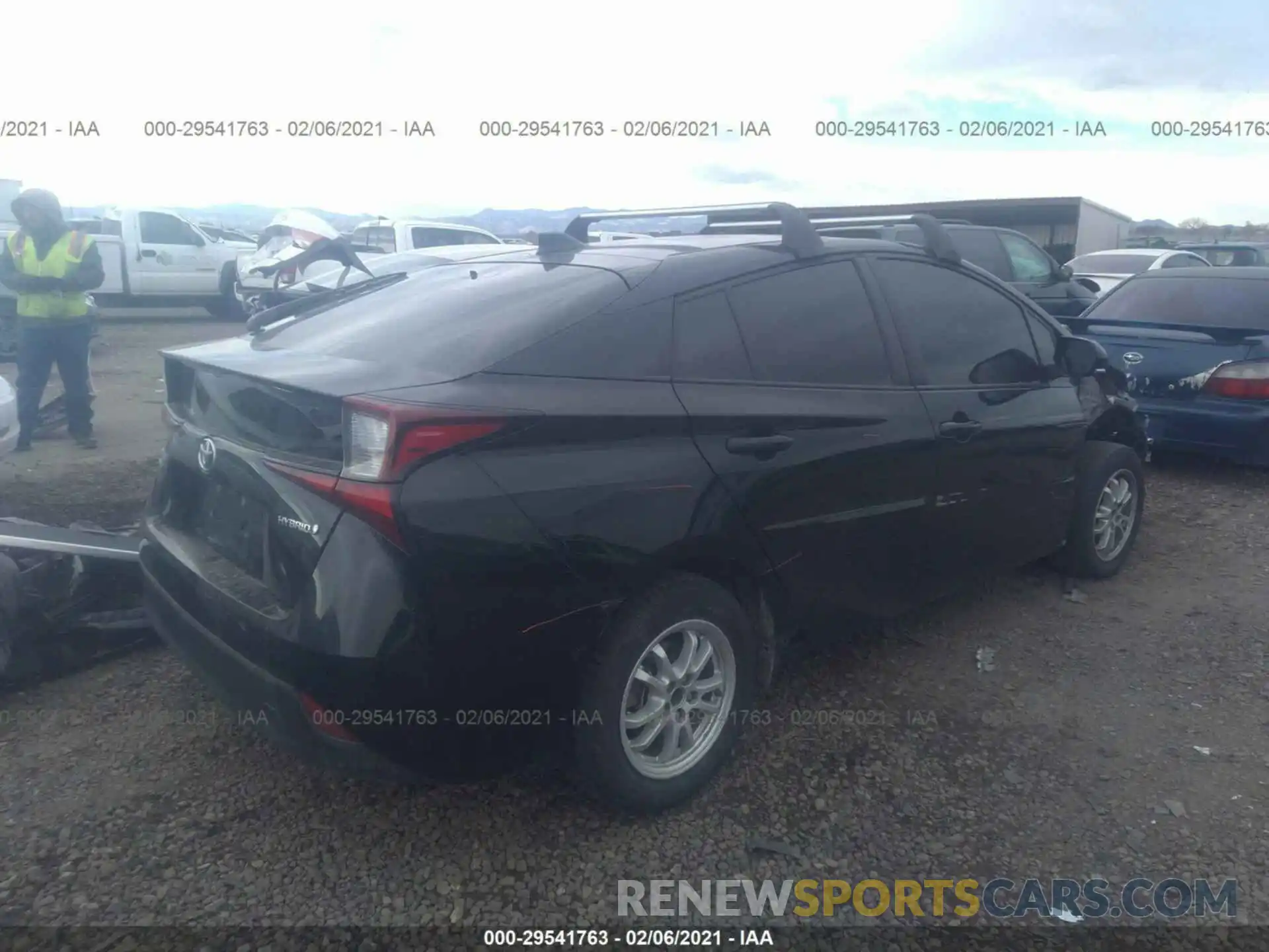 4 Photograph of a damaged car JTDL9RFU1L3014106 TOYOTA PRIUS 2020