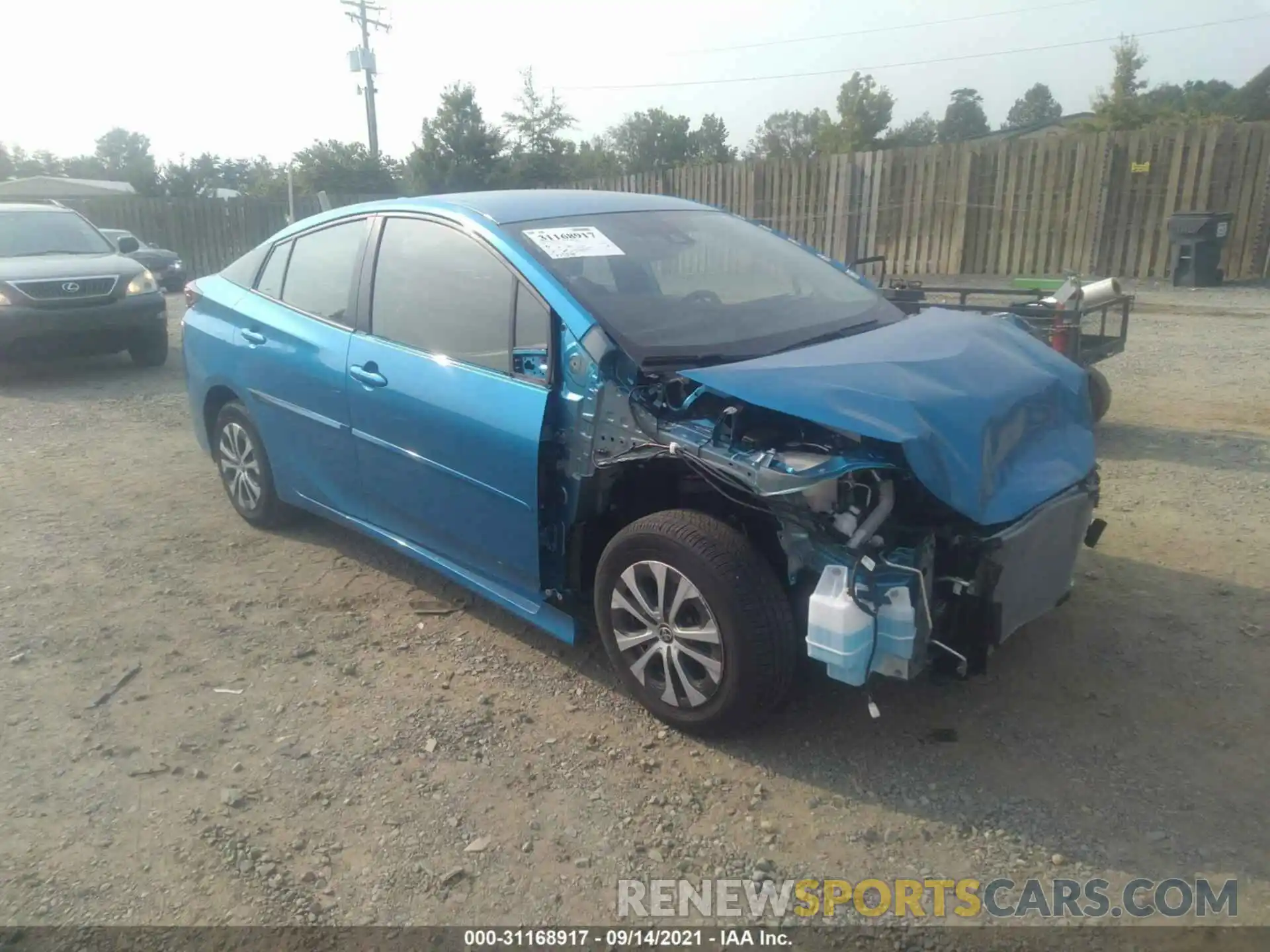 1 Photograph of a damaged car JTDL9RFU1L3014610 TOYOTA PRIUS 2020