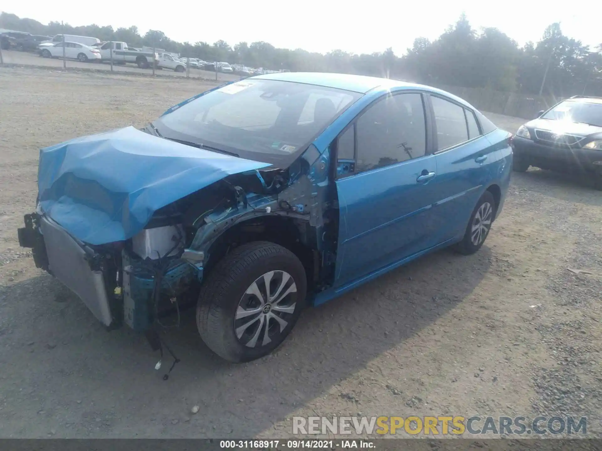 2 Photograph of a damaged car JTDL9RFU1L3014610 TOYOTA PRIUS 2020