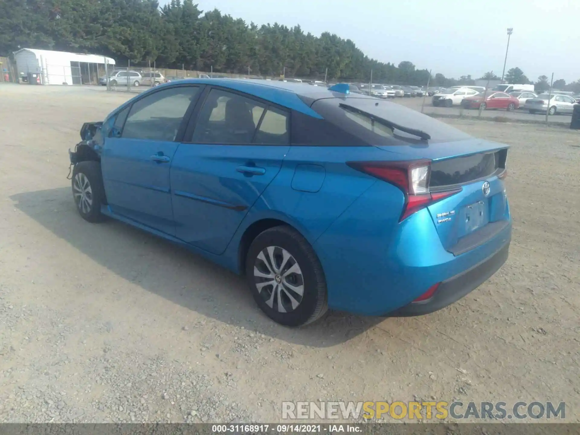 3 Photograph of a damaged car JTDL9RFU1L3014610 TOYOTA PRIUS 2020