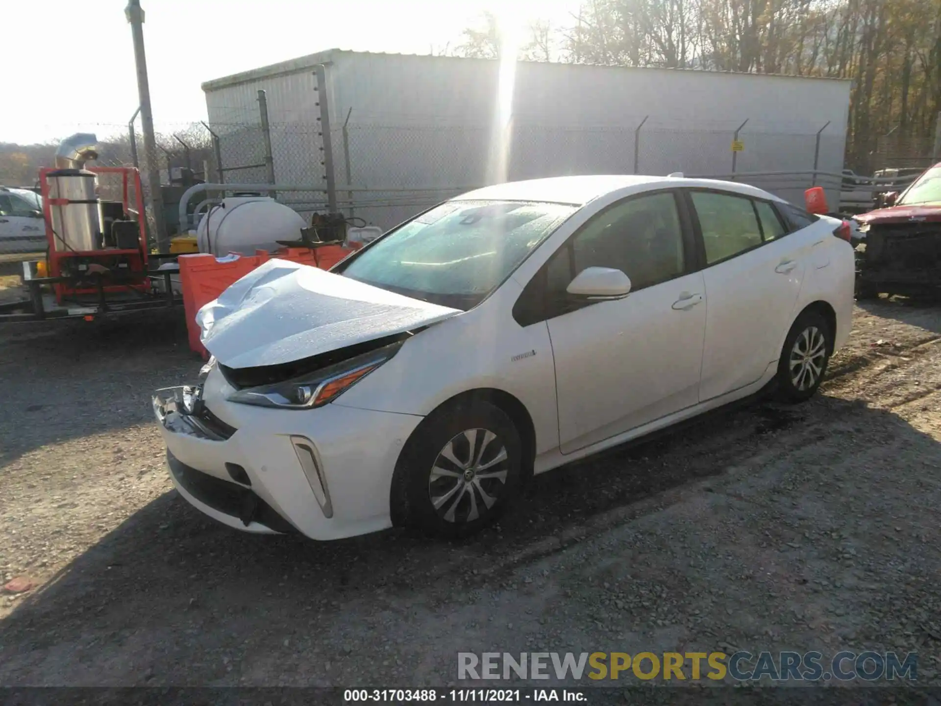 2 Photograph of a damaged car JTDL9RFU1L3016311 TOYOTA PRIUS 2020