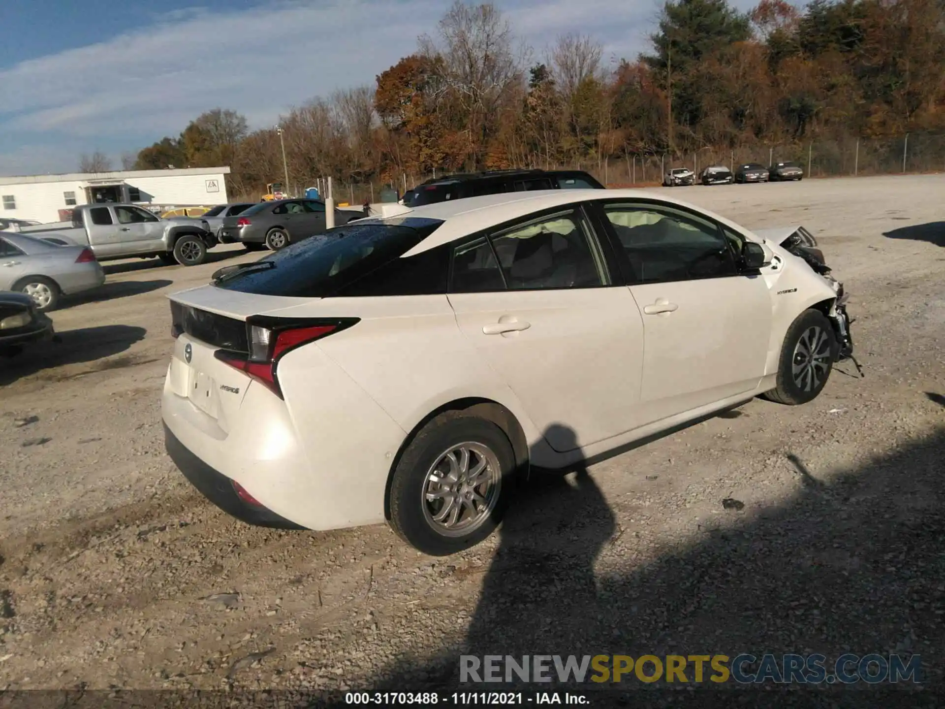 4 Photograph of a damaged car JTDL9RFU1L3016311 TOYOTA PRIUS 2020