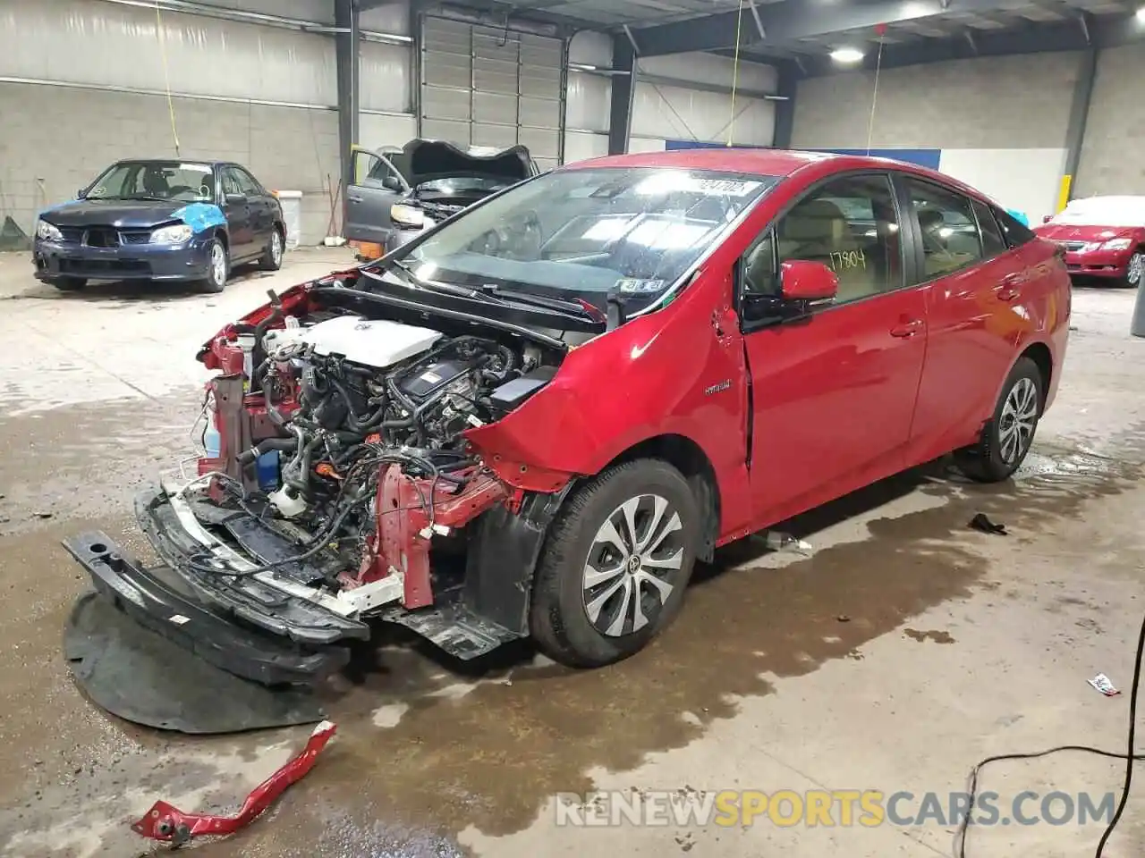 2 Photograph of a damaged car JTDL9RFU1L3016373 TOYOTA PRIUS 2020