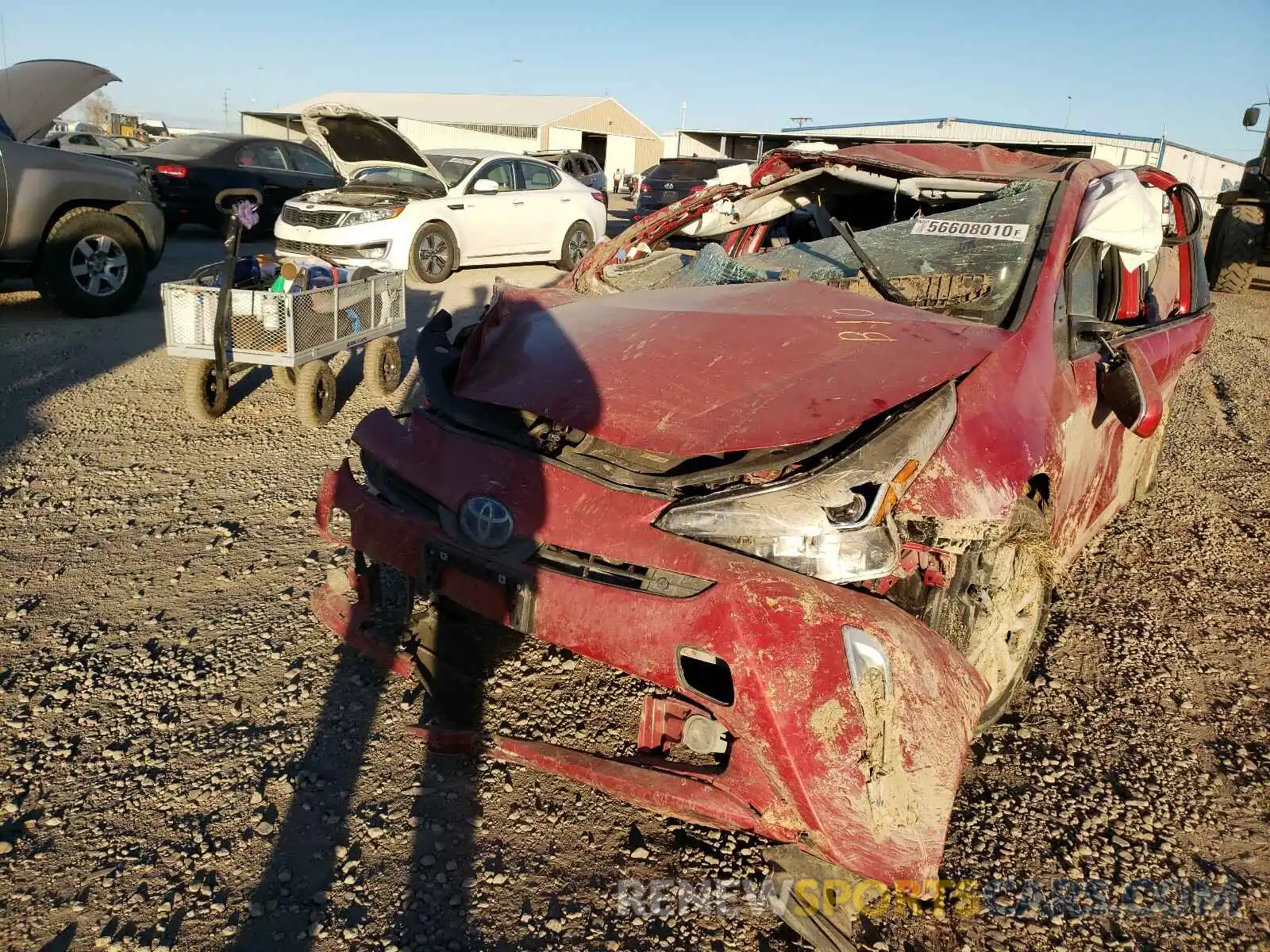 2 Photograph of a damaged car JTDL9RFU1L3017944 TOYOTA PRIUS 2020