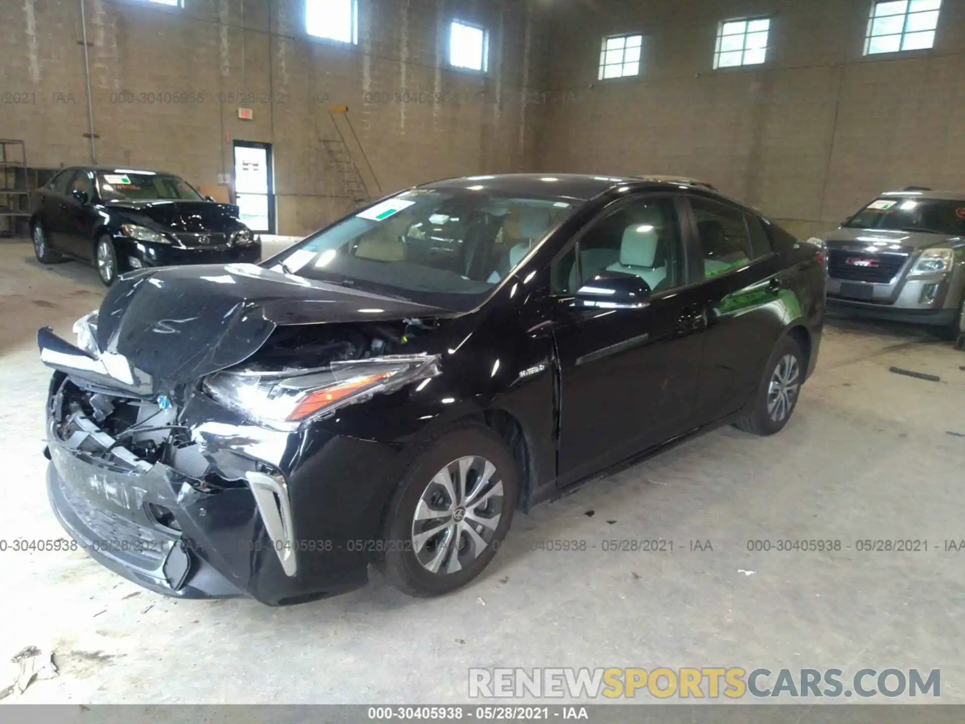 2 Photograph of a damaged car JTDL9RFU1L3018138 TOYOTA PRIUS 2020