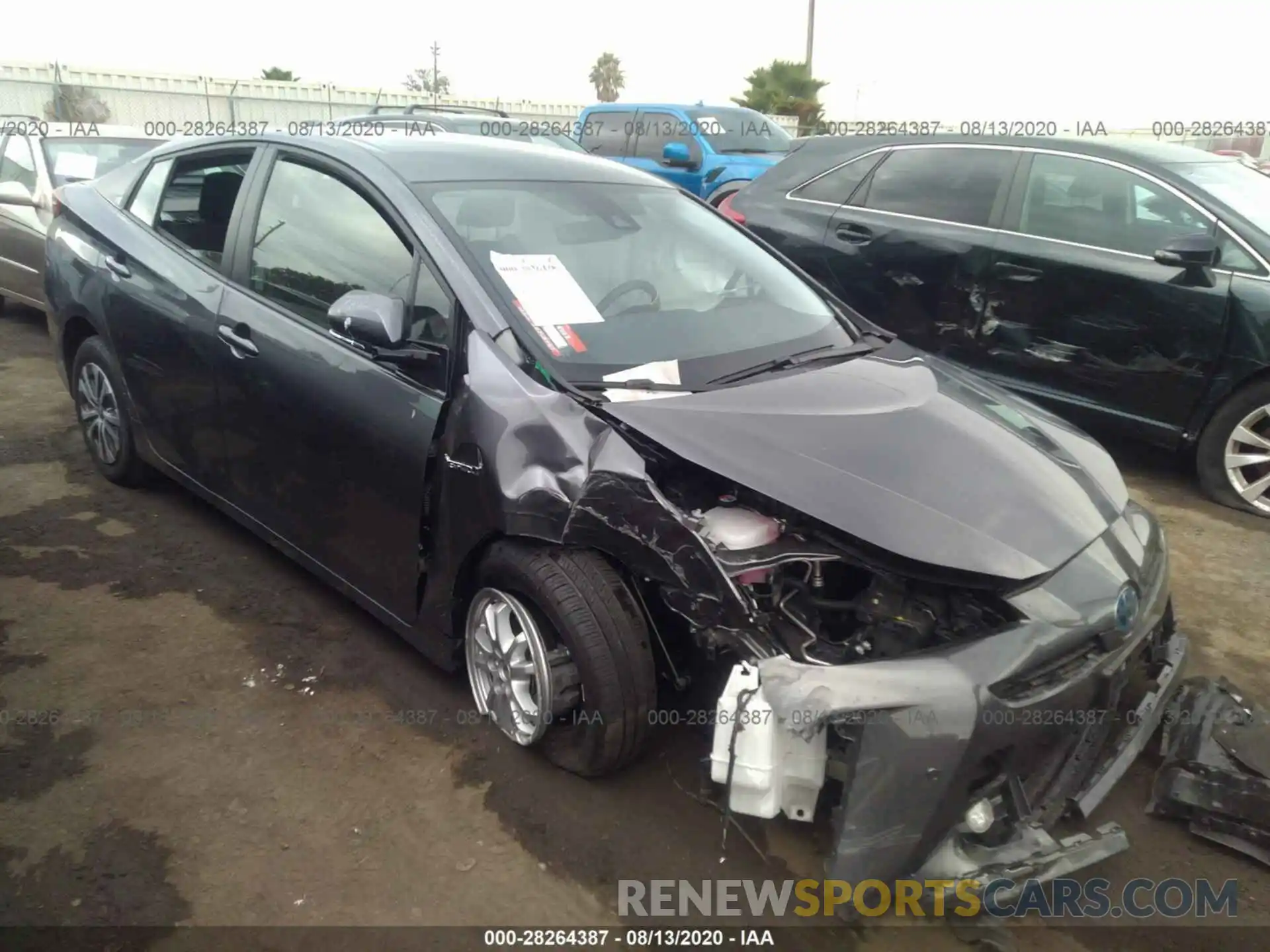 1 Photograph of a damaged car JTDL9RFU1L3018673 TOYOTA PRIUS 2020