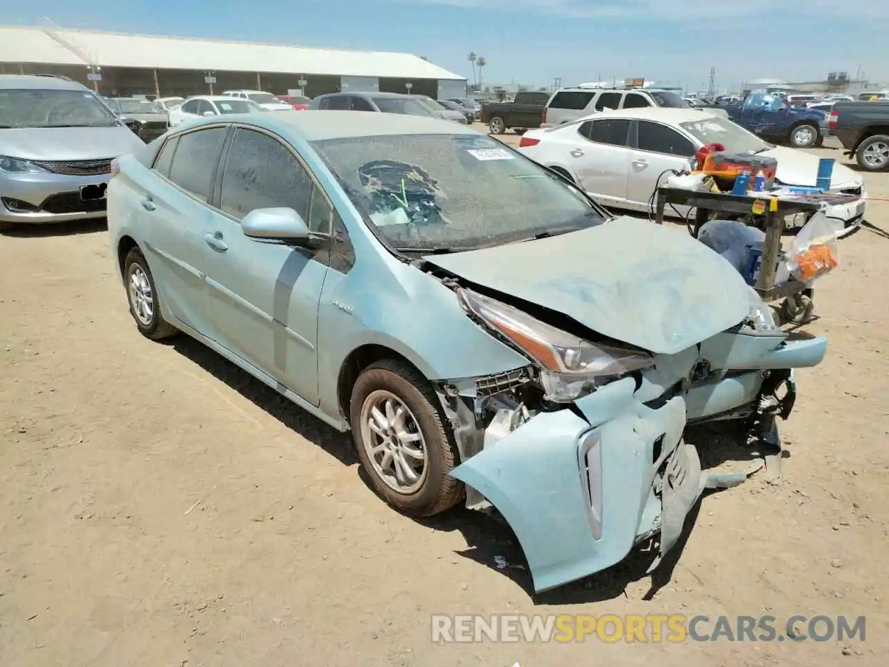 2 Photograph of a damaged car JTDL9RFU2L3014664 TOYOTA PRIUS 2020