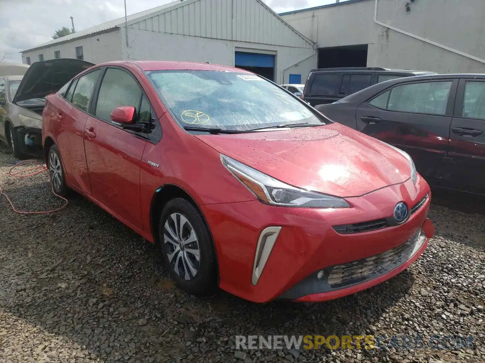 1 Photograph of a damaged car JTDL9RFU2L3015670 TOYOTA PRIUS 2020