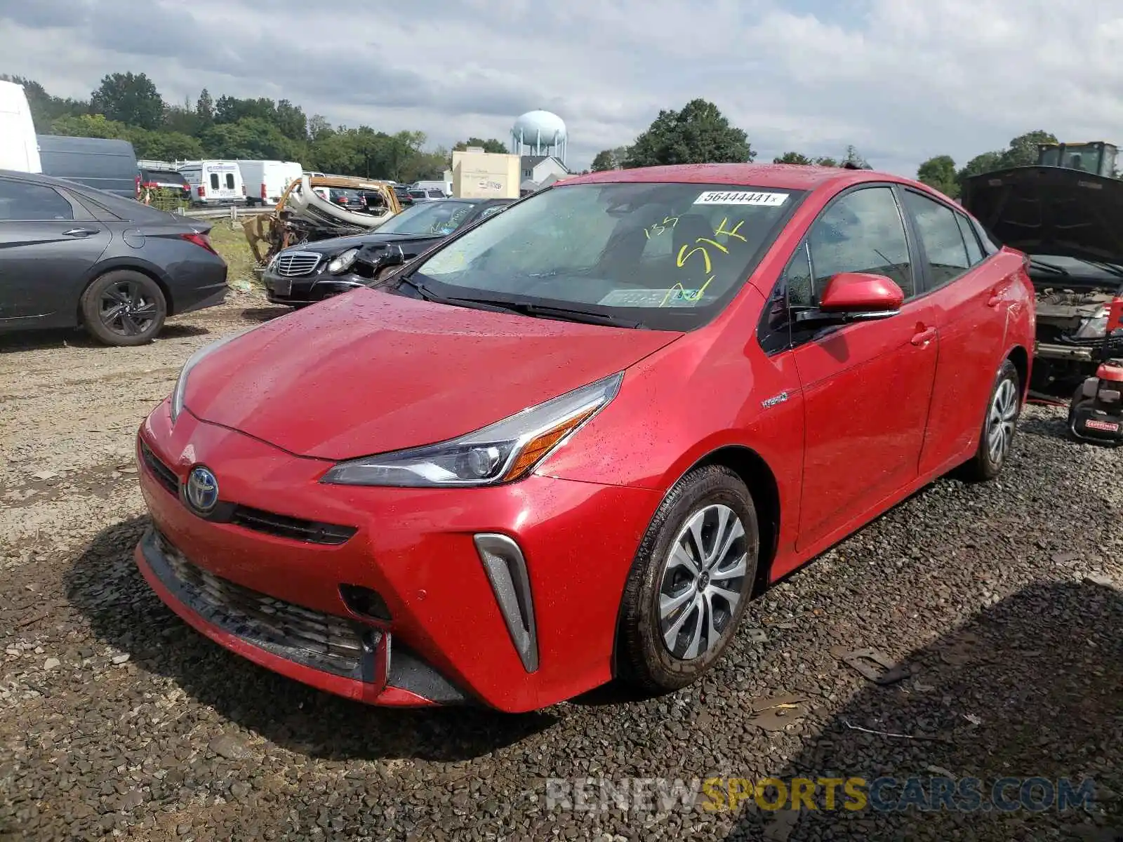 2 Photograph of a damaged car JTDL9RFU2L3015670 TOYOTA PRIUS 2020