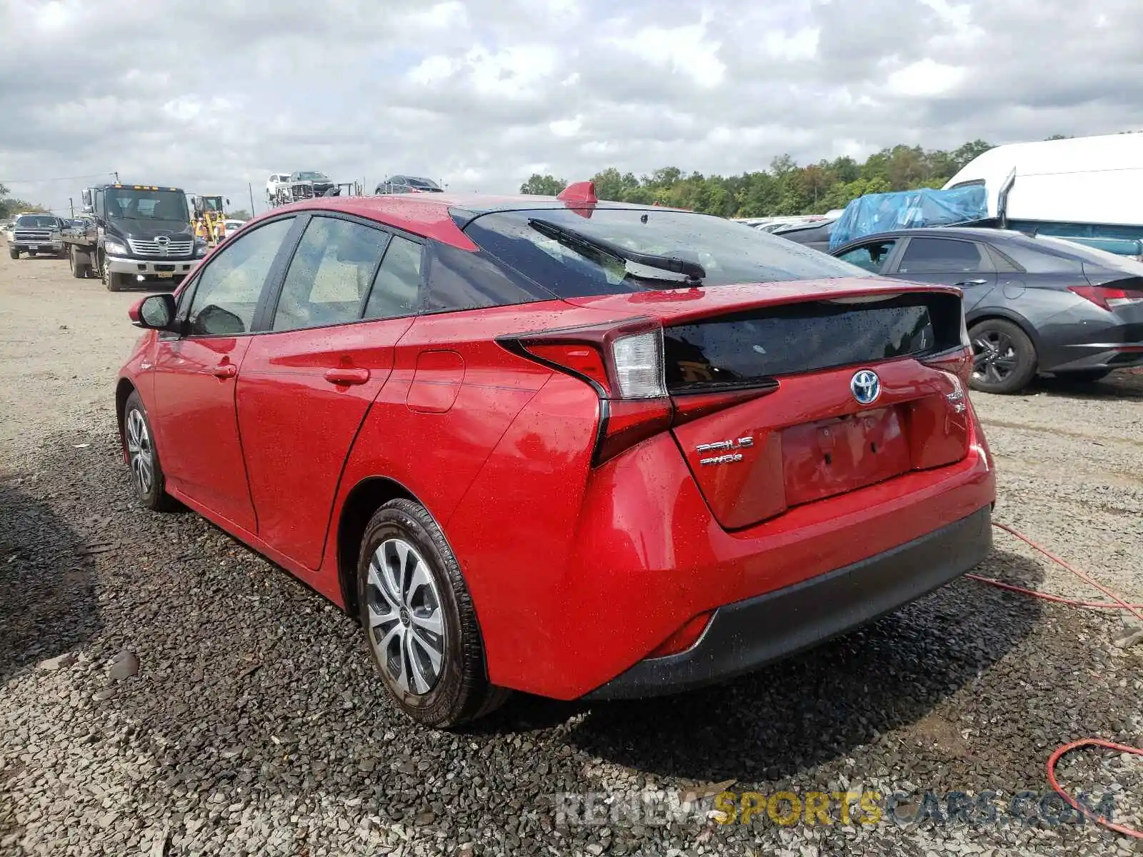 3 Photograph of a damaged car JTDL9RFU2L3015670 TOYOTA PRIUS 2020